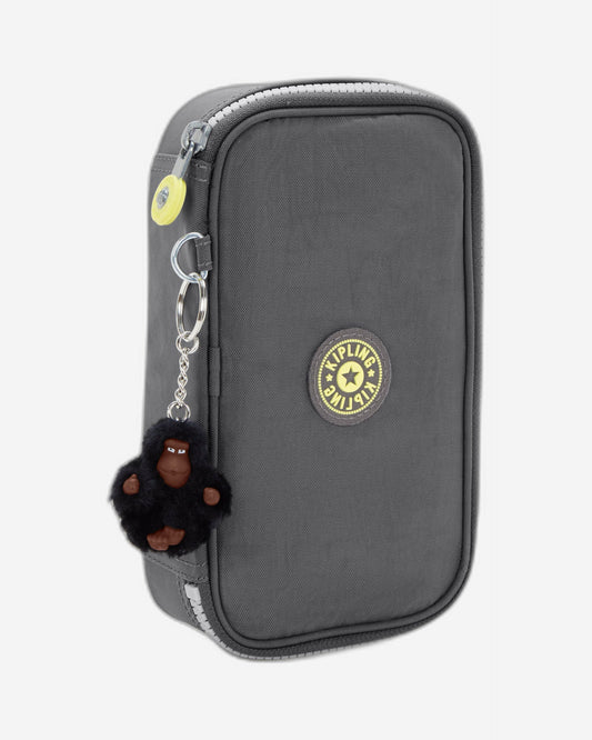 كيبلينج ٥٠ قلمًا، علبة أقلام متوسطة الحجم، لون رمادي، ١٠٩٩٩-١DX