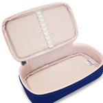 حافظة أقلام كيبلينج الشمسية متوسطة الحجم 50 قلمًا باللون الأزرق البحري C C210999-AF9