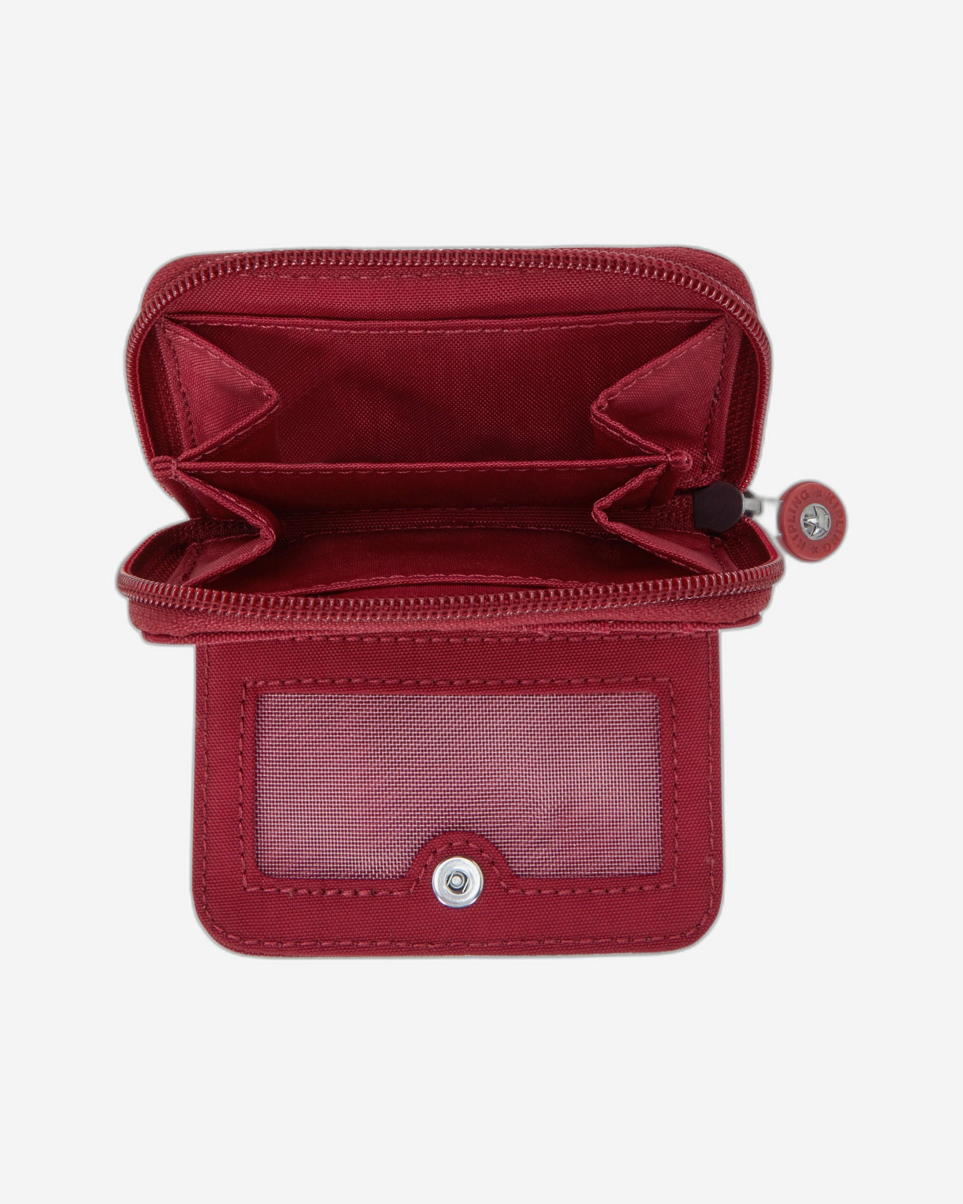 محفظة كيبلينج توبس فانكي ريد صغيرة 13105-4SS