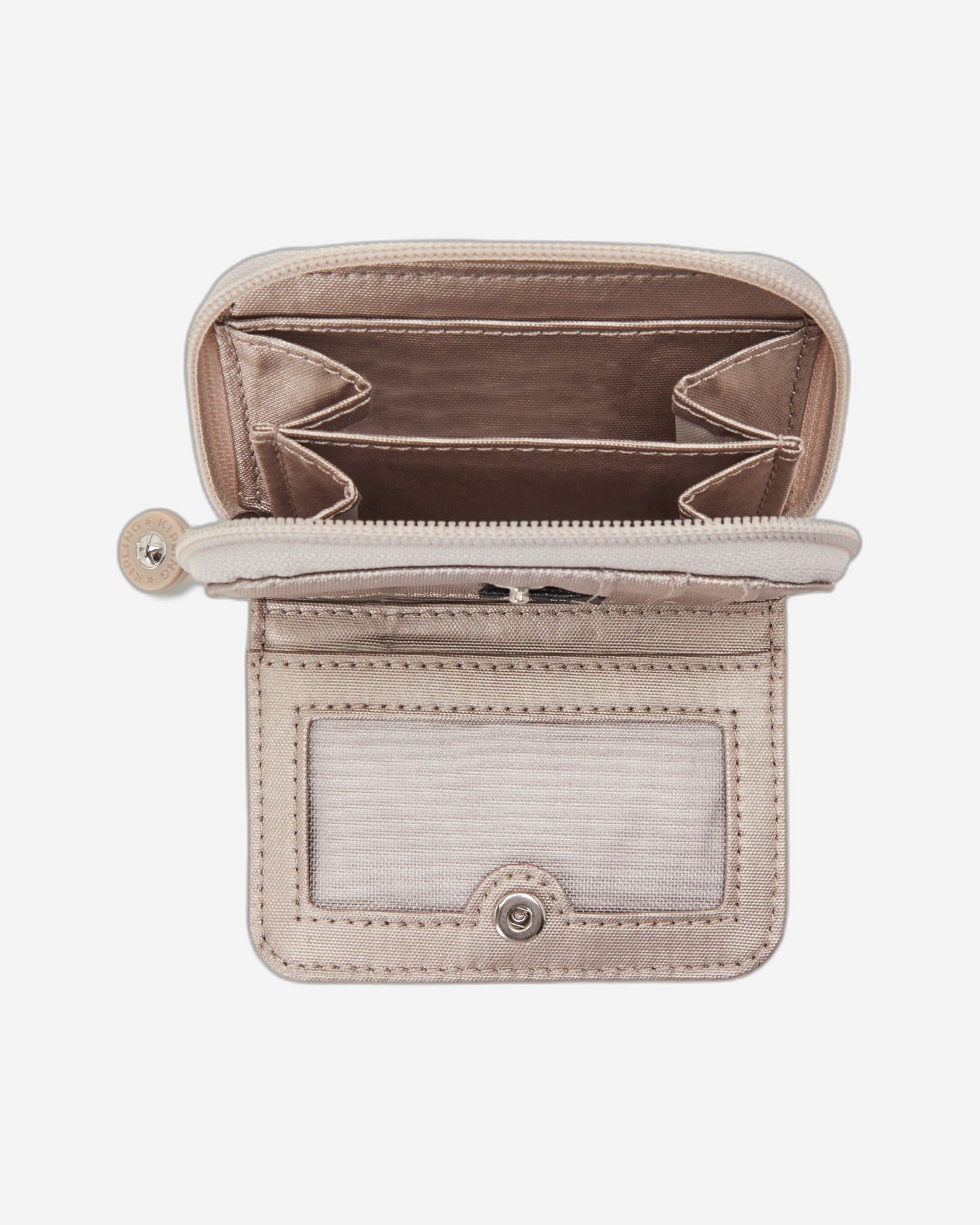 محفظة كيبلينج توبس المعدنية المتوهجة الصغيرة C213215-48I