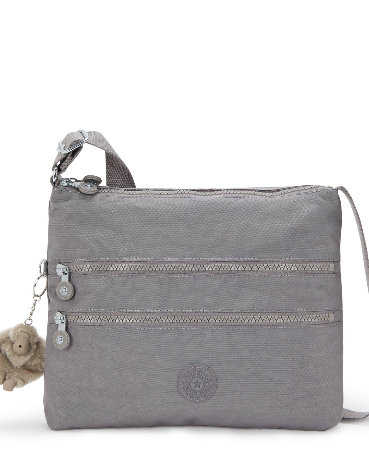 حقيبة كتف Kipling Alvar Inviting Grey متوسطة الحجم 13335-8DH