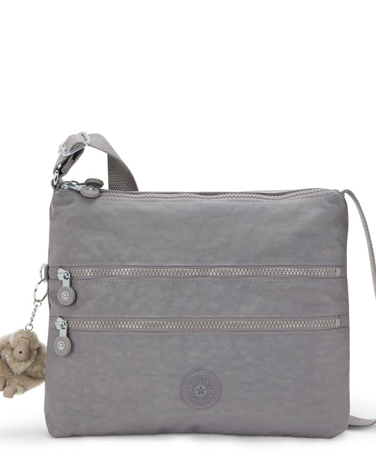 حقيبة كتف Kipling Alvar Inviting Grey متوسطة الحجم 13335-8DH