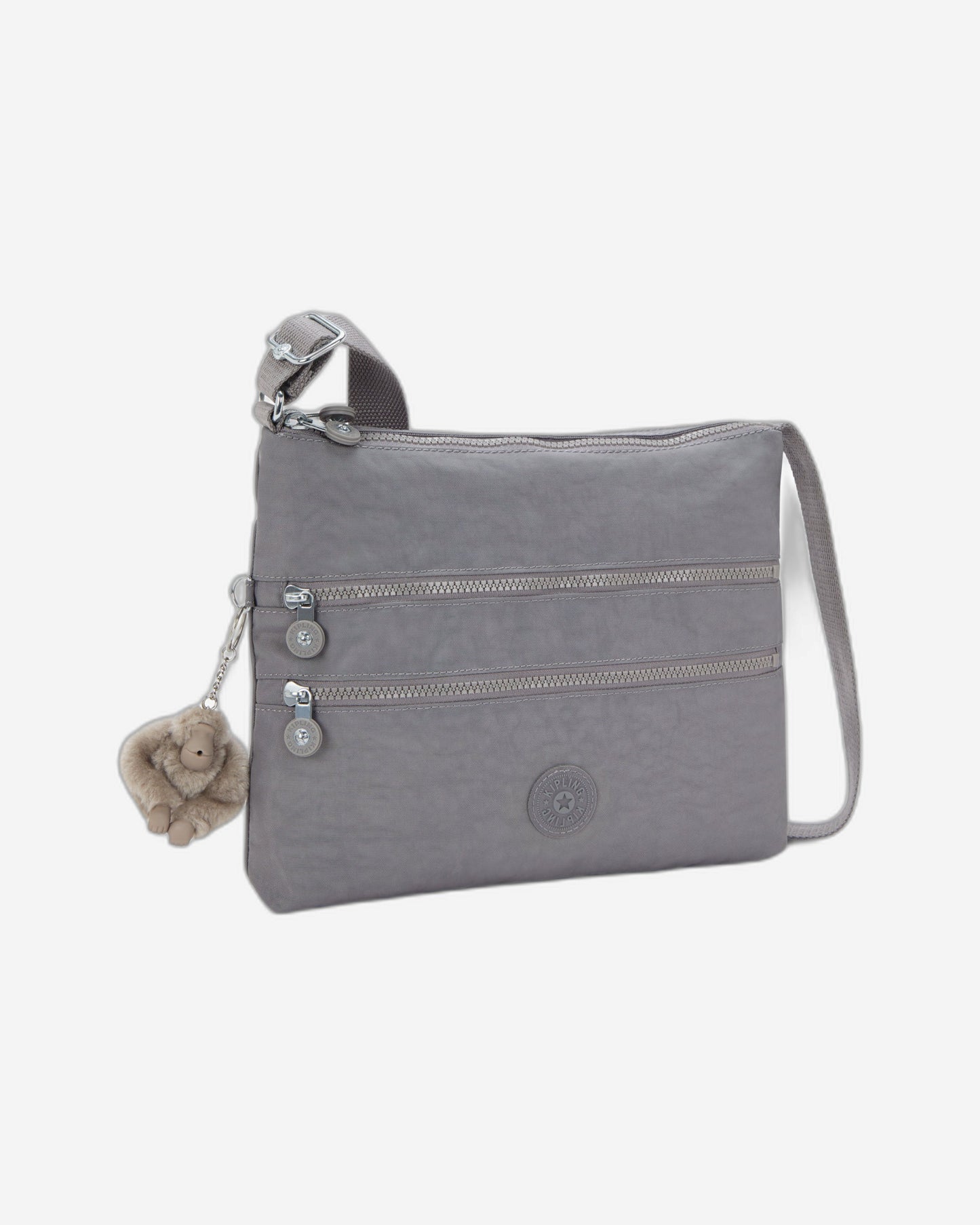حقيبة كتف Kipling Alvar Inviting Grey متوسطة الحجم 13335-8DH