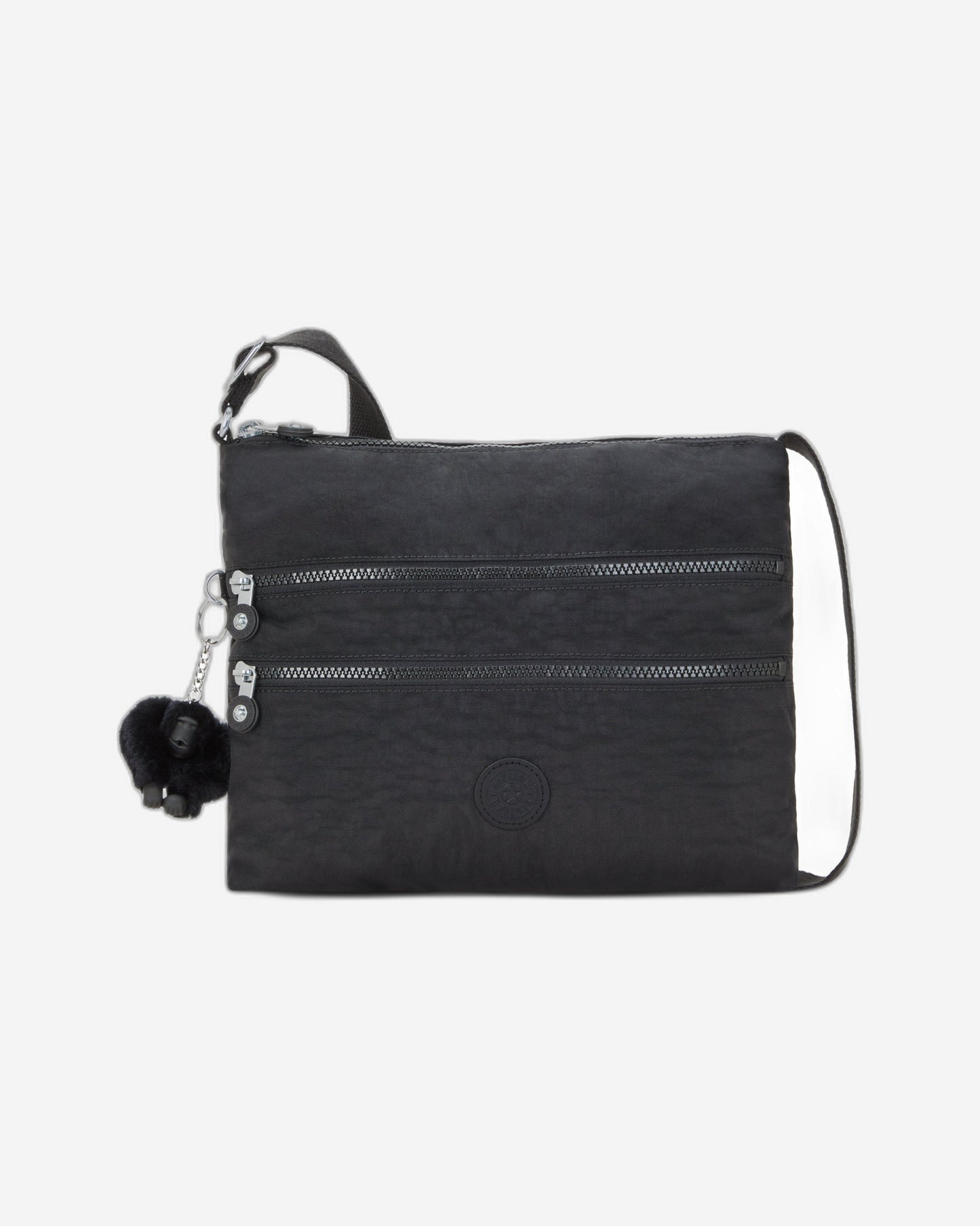 حقيبة كتف متوسطة الحجم من كيبلينج ألفار بلاك نوار C213335-P39