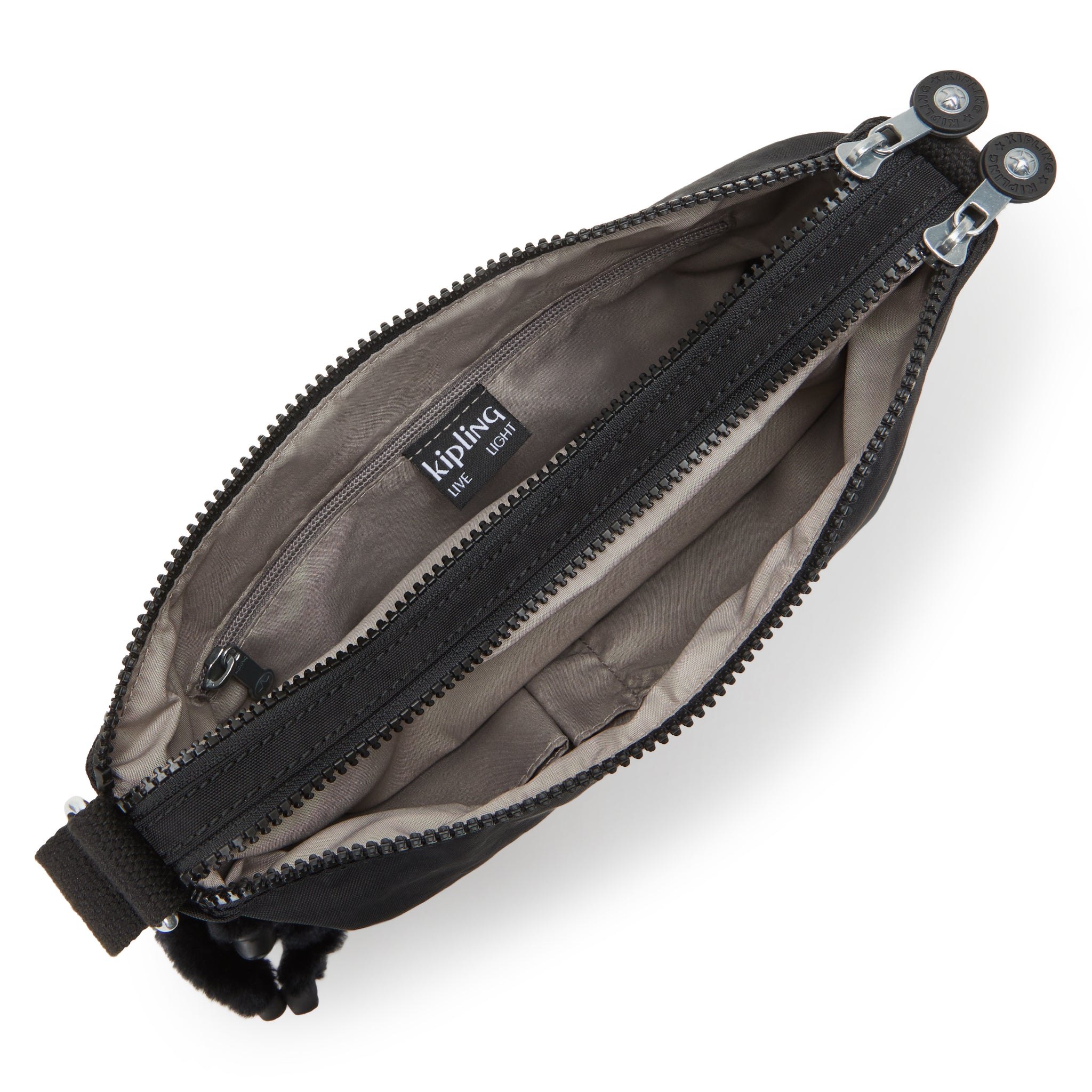 حقيبة كتف متوسطة الحجم من كيبلينج ألفار بلاك نوار C213335-P39