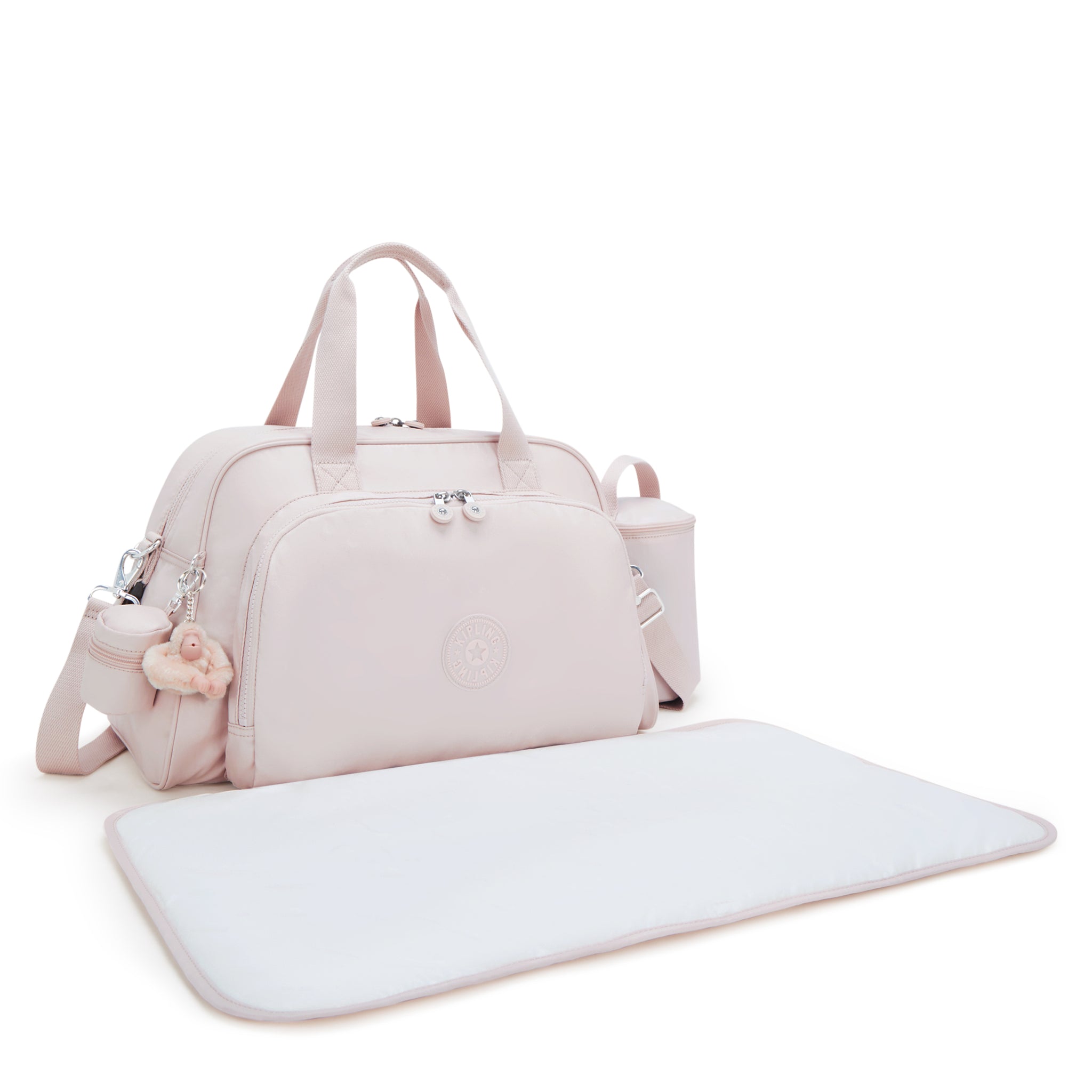 حقيبة أطفال كبيرة من كيبلينج كاماما بينك شاين 13556-3DZ