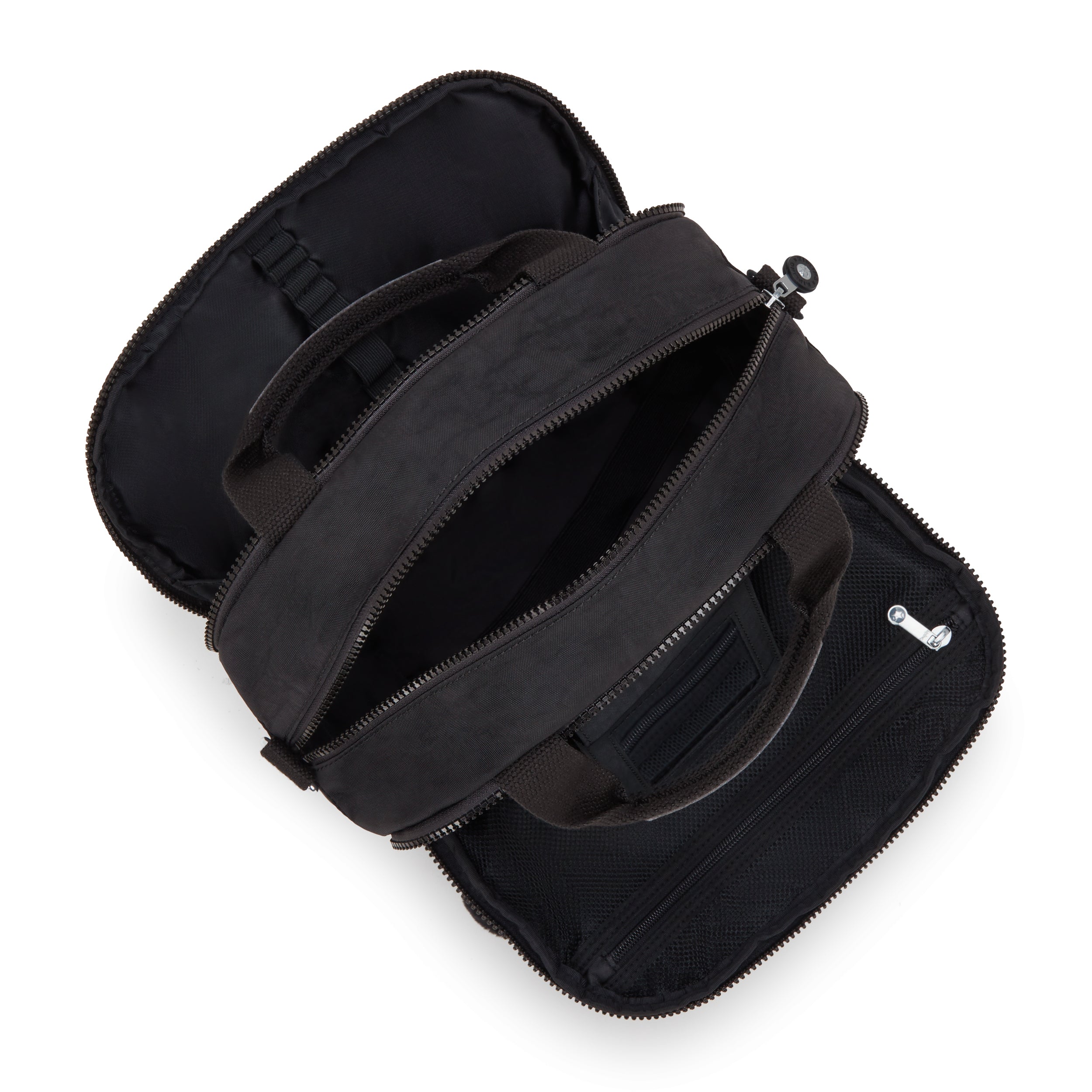 حقيبة أدوات الزينة الكبيرة Kipling Palmbeach Black Noir مع جراب عربة C213860-P39