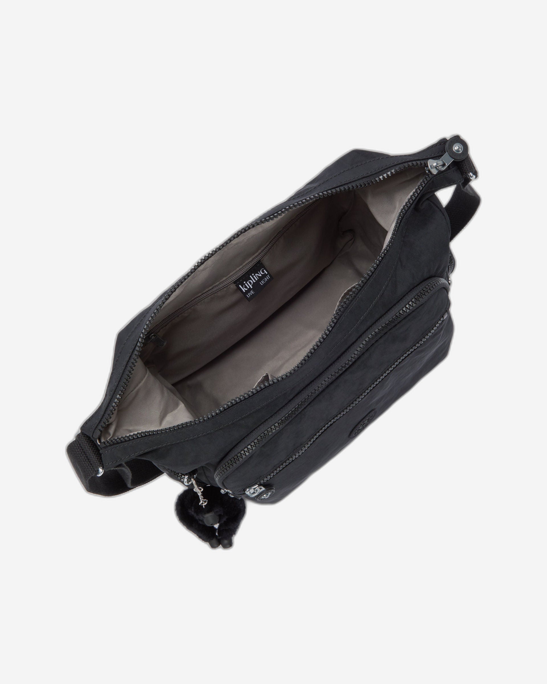 حقيبة كيبلينج غابي سوداء متوسطة الحجم C215255-P39