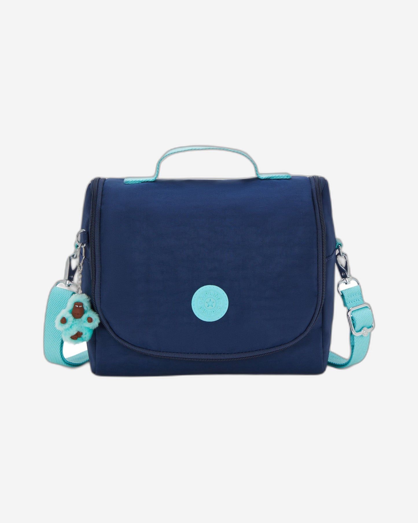 حقيبة غداء كبيرة من Kipling New Kichirou Resort Navy مع جراب عربة 15289-2DG