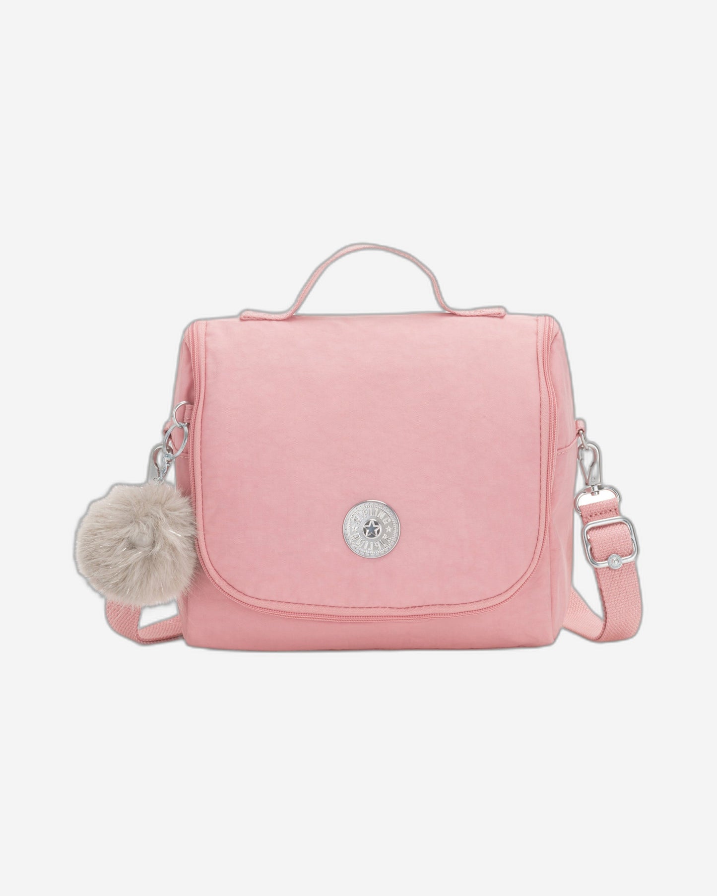 حقيبة غداء كبيرة من كيبلينج نيو كيشيرو برايدال روز مع جراب عربة C215289-46Y