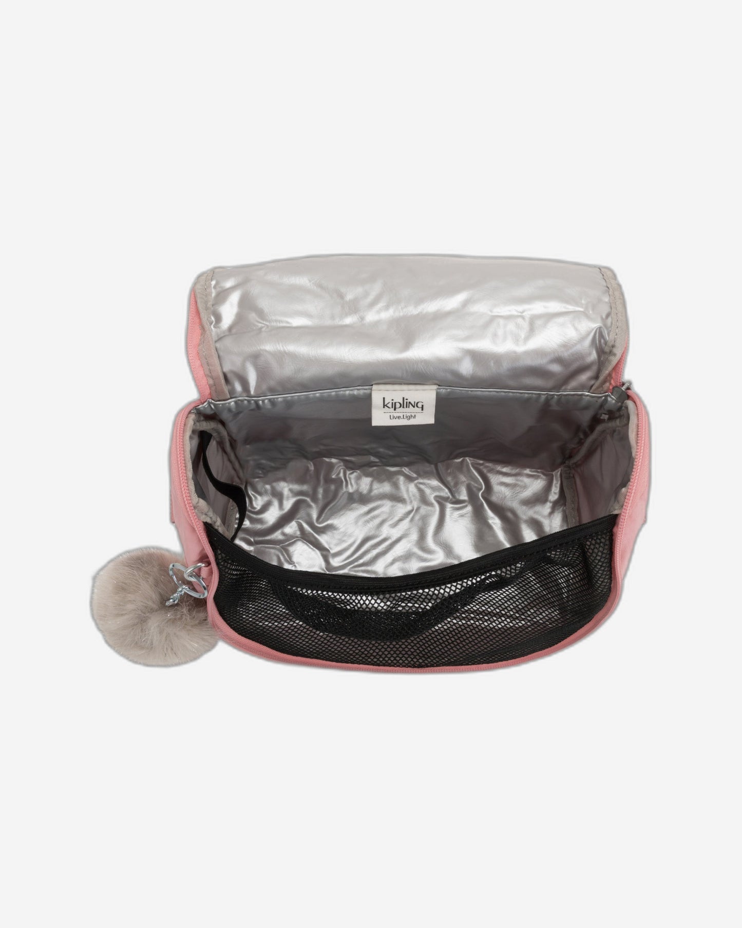 حقيبة غداء كبيرة من كيبلينج نيو كيشيرو برايدال روز مع جراب عربة C215289-46Y