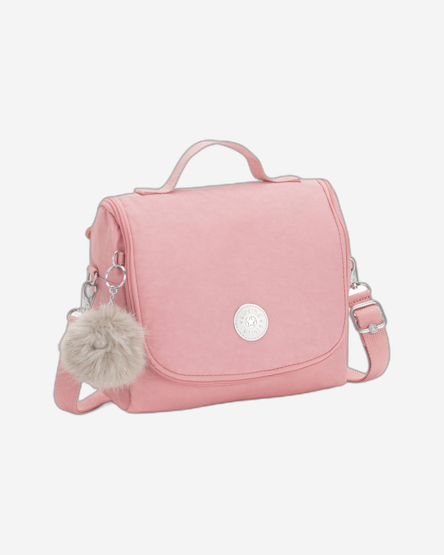 حقيبة غداء كبيرة من كيبلينج نيو كيشيرو برايدال روز مع جراب عربة C215289-46Y