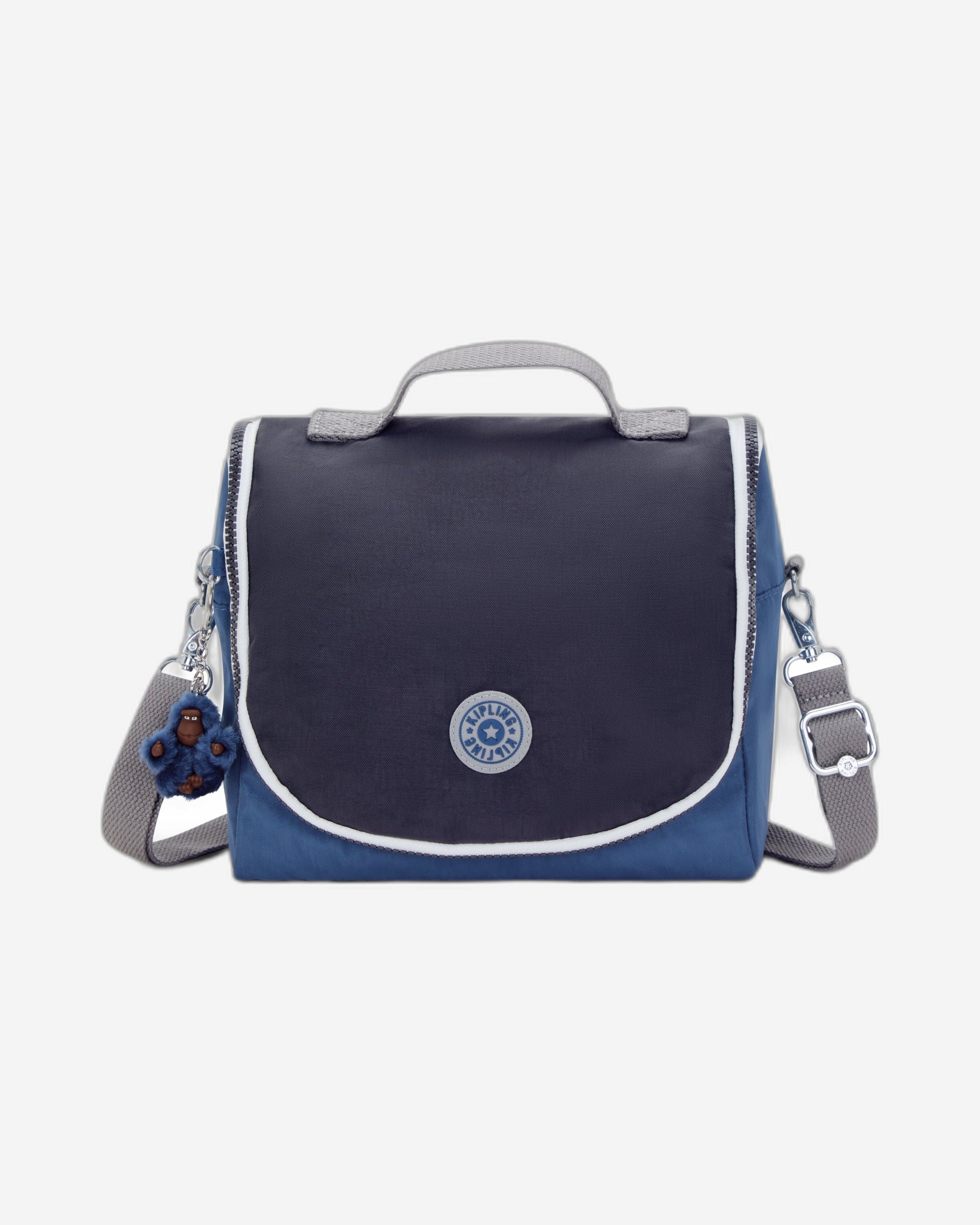 حقيبة غداء كيبلينج نيو كيشيرو فانتسي بلو كبيرة مع جراب عربة C215289-8FB