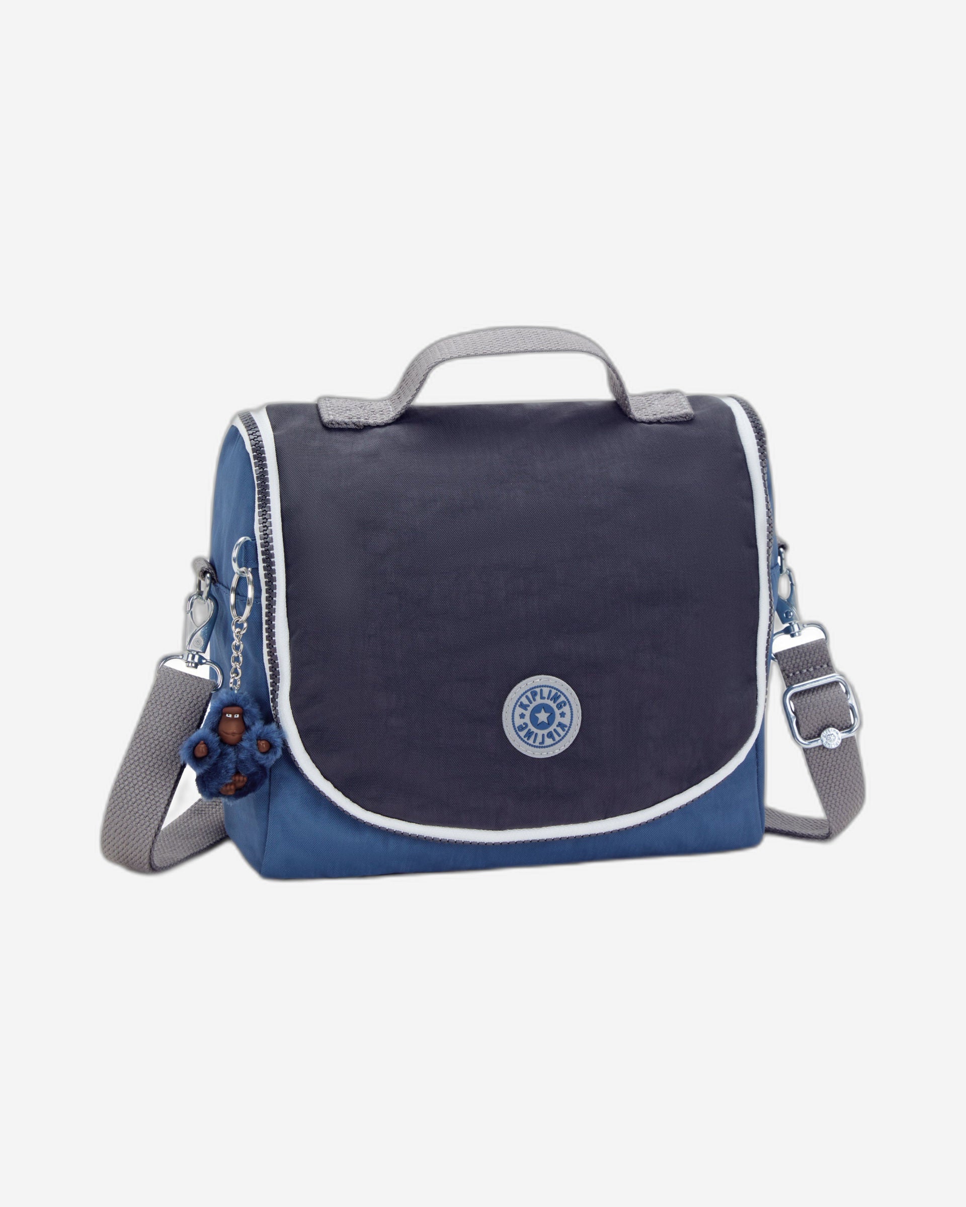 حقيبة غداء كيبلينج نيو كيشيرو فانتسي بلو كبيرة مع جراب عربة C215289-8FB