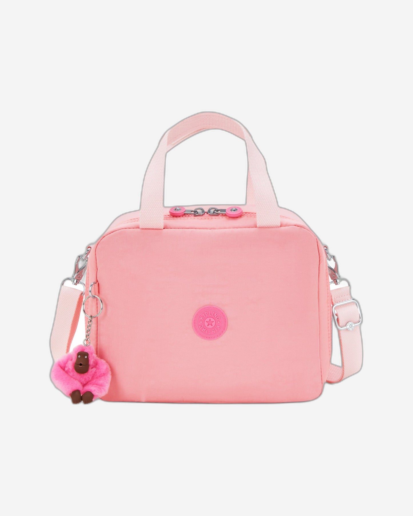 حقيبة غداء كبيرة من Kipling Miyo Coral Sea مع جراب عربة 15381-24O