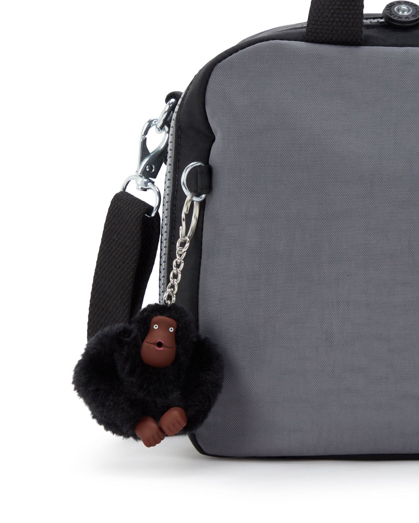 حقيبة غداء كبيرة من كيبلينج ميو باللون الأسود الفضائي (مع جيب لعربة السفر) 15381-2GX