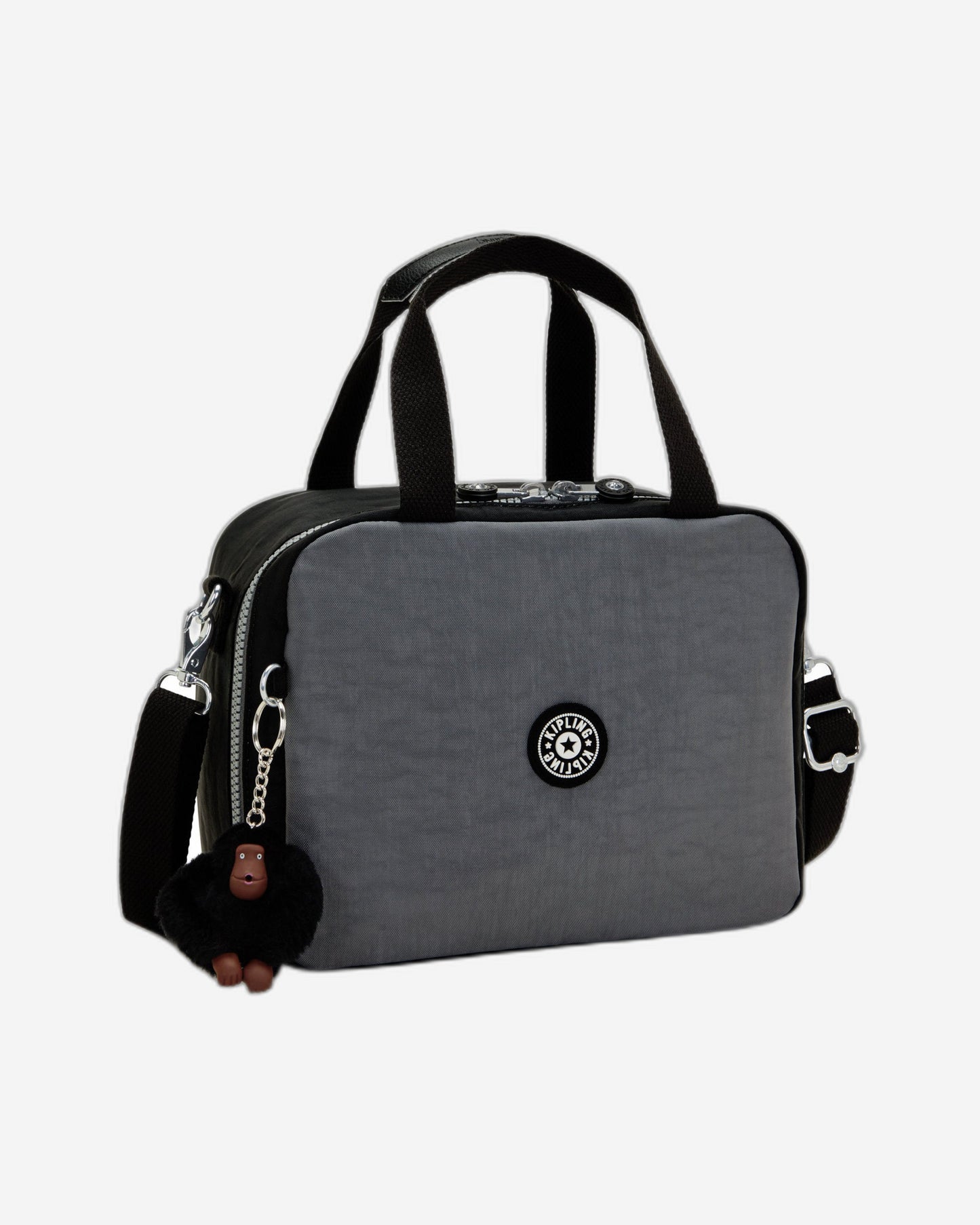 حقيبة غداء كبيرة من كيبلينج ميو باللون الأسود الفضائي (مع جيب لعربة السفر) 15381-2GX