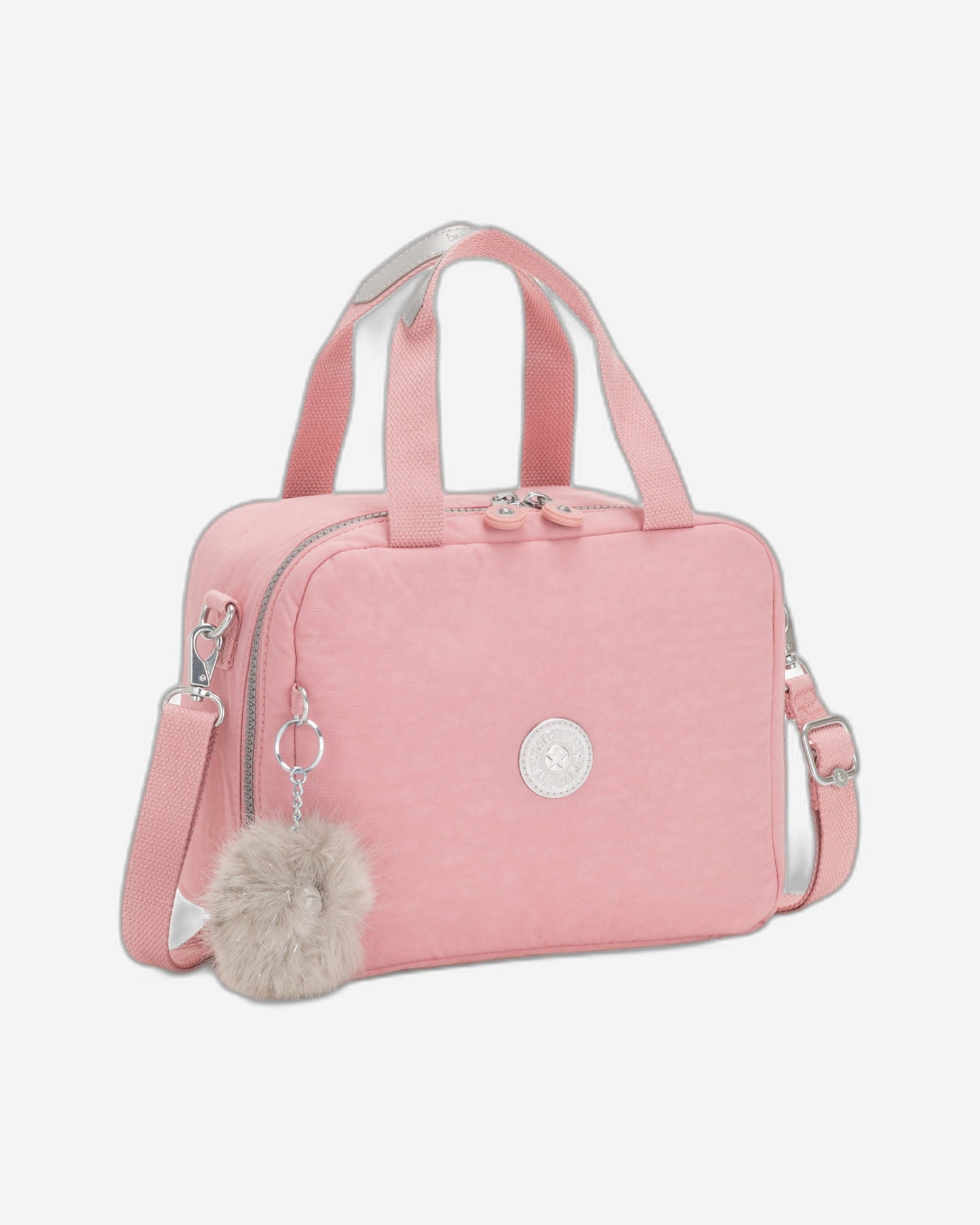 حقيبة غداء كبيرة من كيبلينج ميو برايدال روز مع جراب عربة C215381-46Y