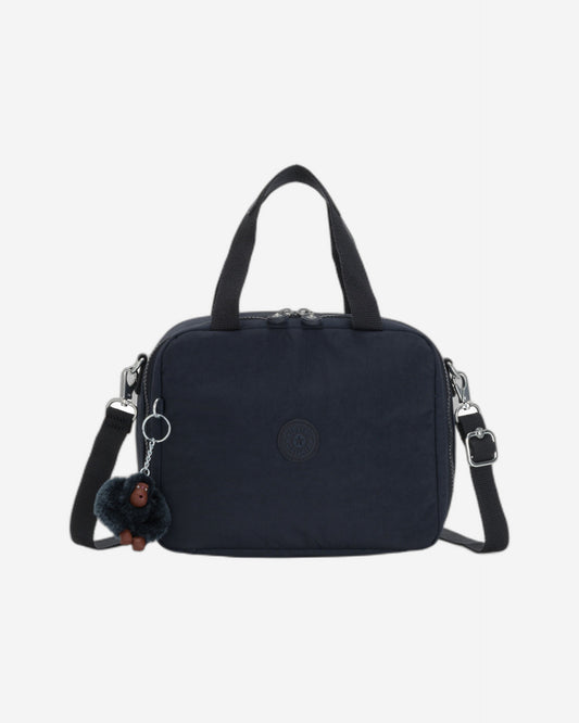 حقيبة غداء كبيرة Kipling Miyo True Blue Tonal مع جراب عربة 15381-4DX