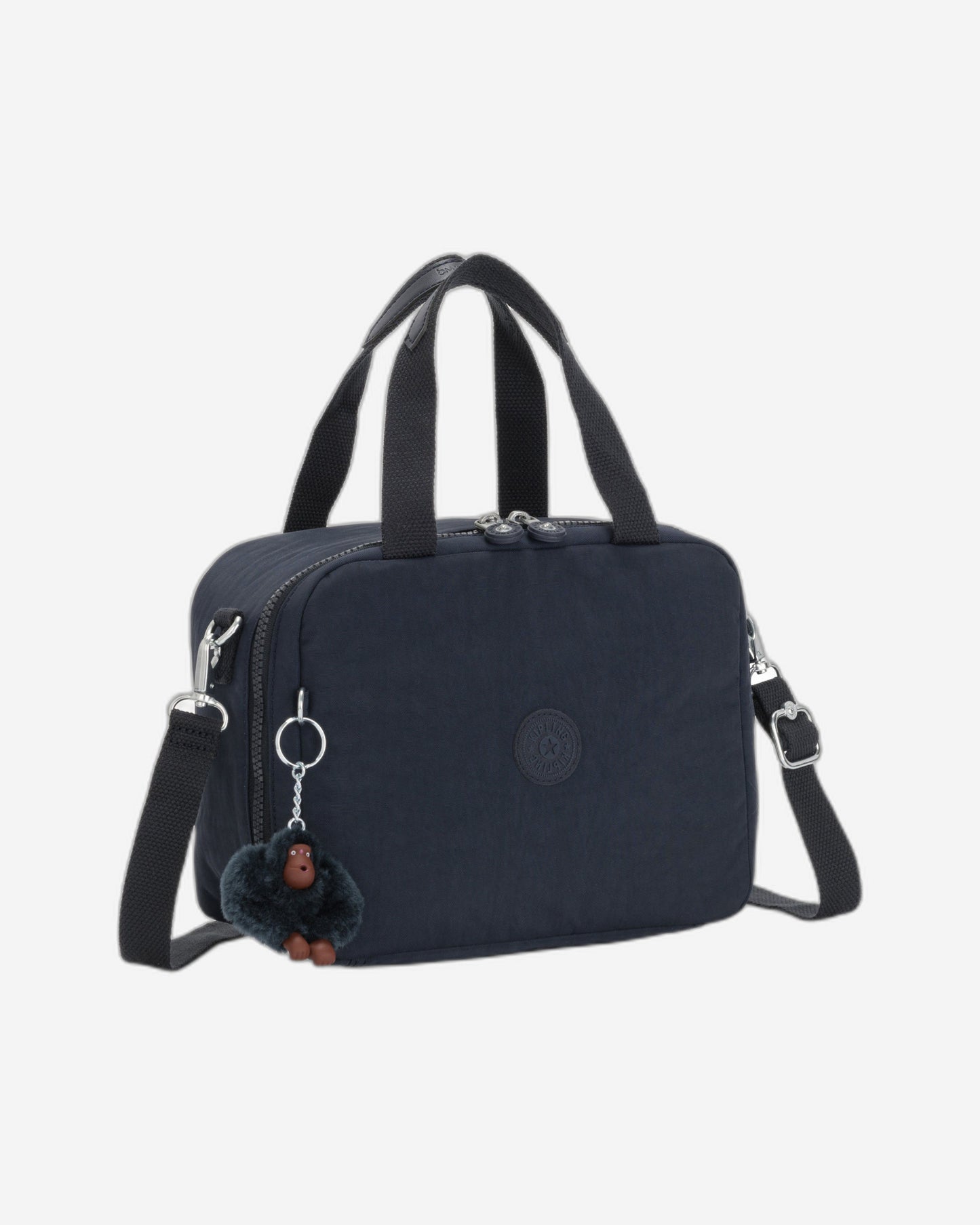 حقيبة غداء كبيرة Kipling Miyo True Blue Tonal مع جراب عربة 15381-4DX