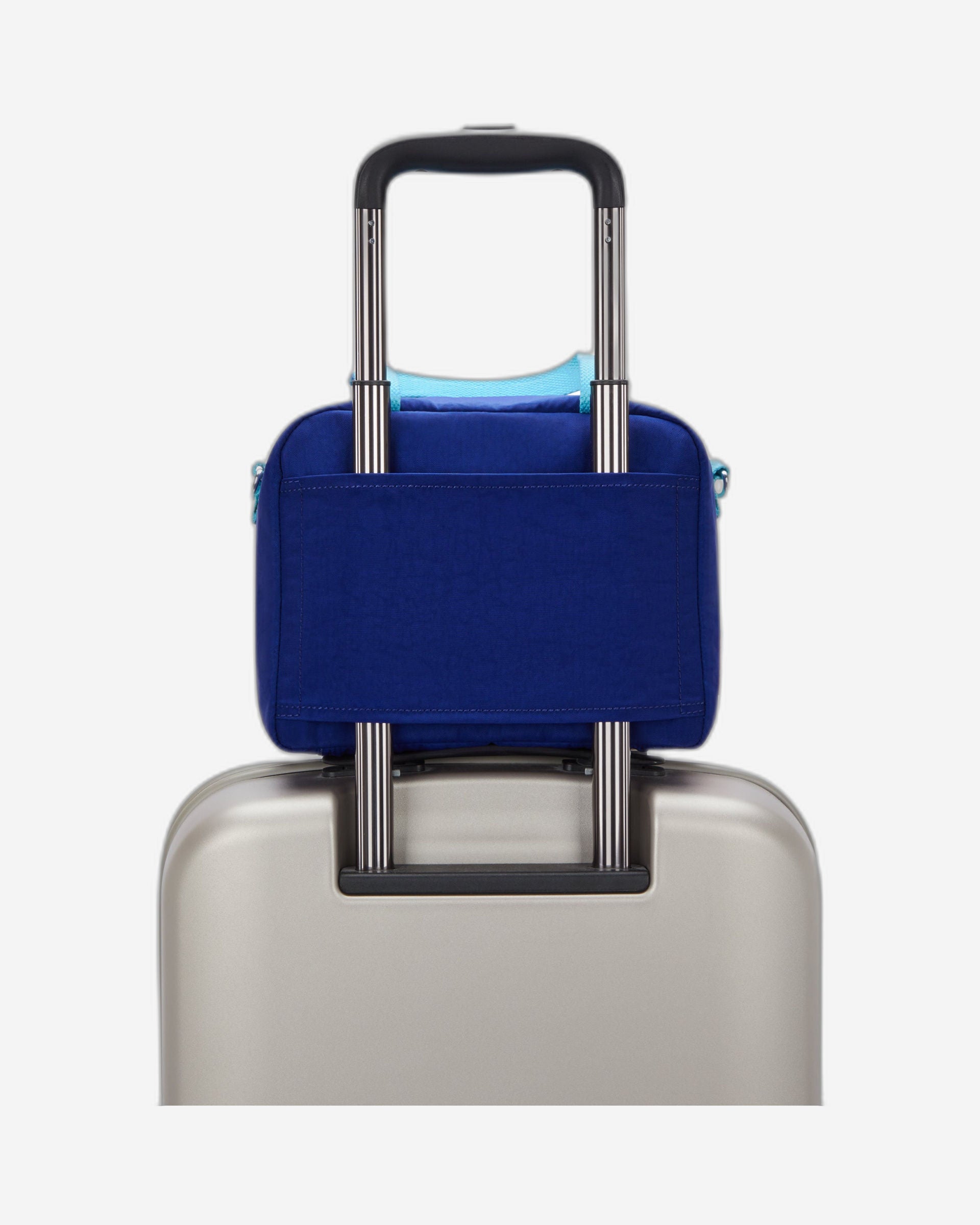 حقيبة غداء كبيرة Kipling Miyo Solar Navy C مع جراب عربة C215381-AF9