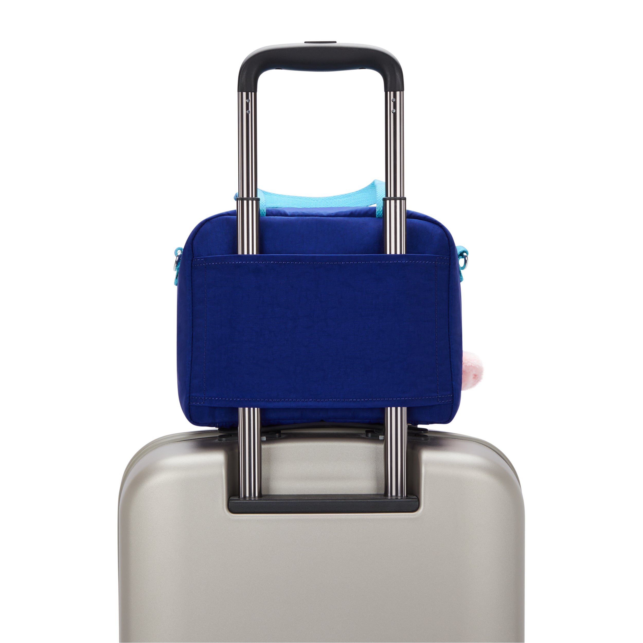 حقيبة غداء كبيرة Kipling Miyo Solar Navy C مع جراب عربة C215381-AF9