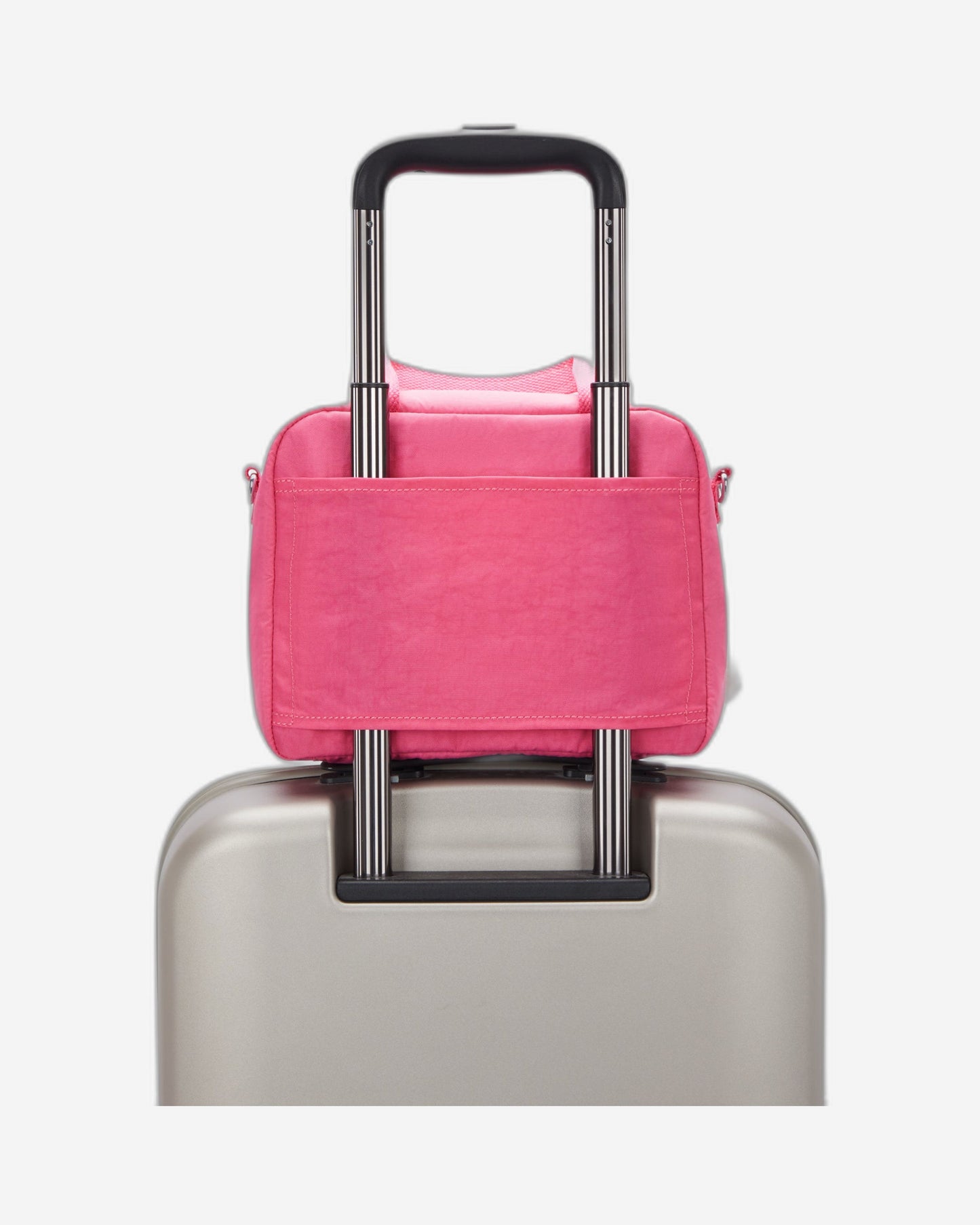 حقيبة غداء كيبلينج مييو هابي بينك سي كبيرة مع جراب عربة C215381-BZ8