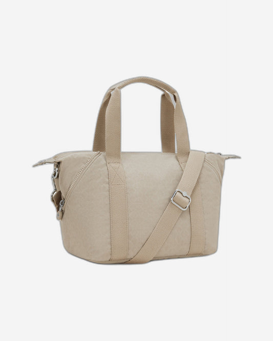 حقيبة يد كيبلينج آرت ميني سيجنتشر صغيرة منقوشة باللون البيج 15410-96A