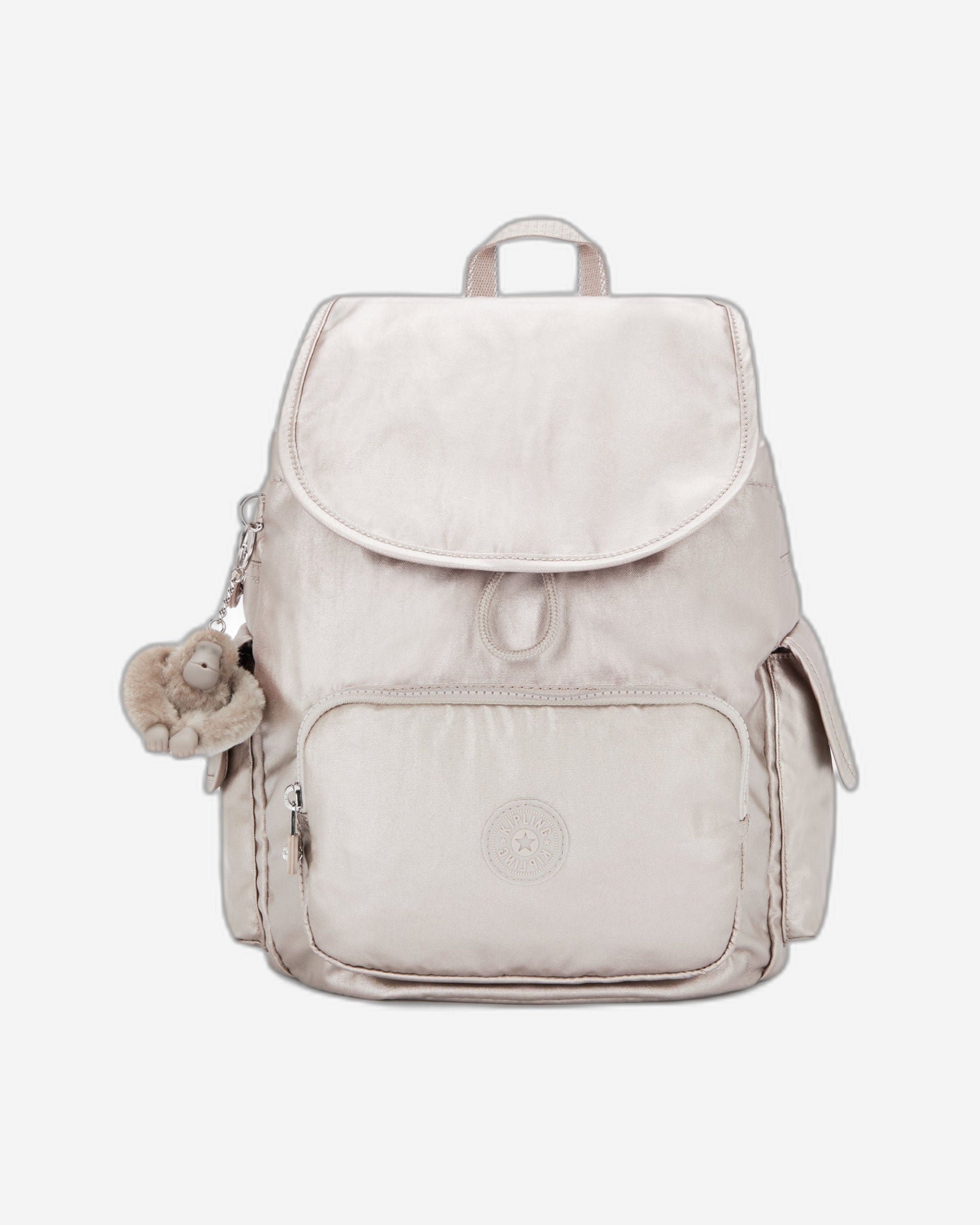 حقيبة ظهر كيبلينج سيتي باك إس صغيرة متوهجة معدنية C215641-48I