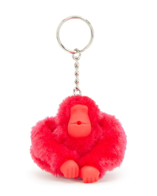 مشبك مفاتيح Kipling Monkeyclip S وردي صغير على شكل قرد C216474-3FL