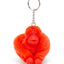 حامل مفاتيح Kipling Monkeyclip M مفتوح باللون البرتقالي متوسط ​​الحجم على شكل قرد 16479-8 سم