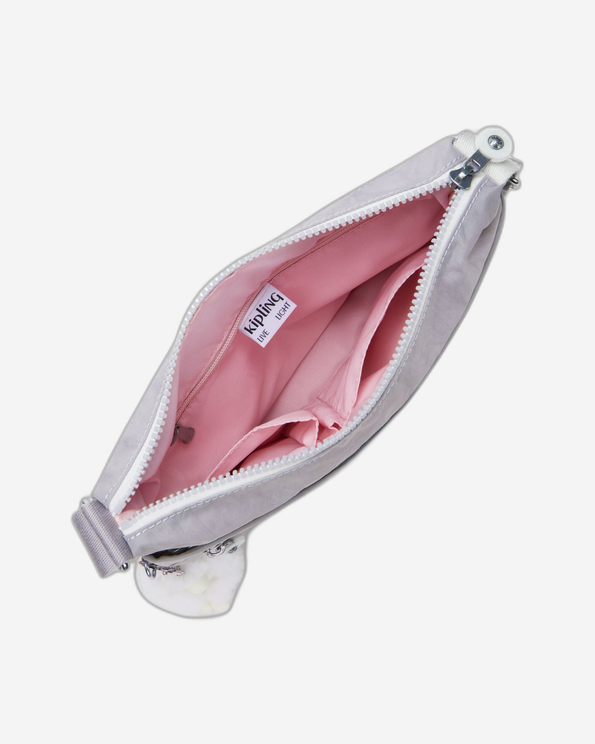 حقيبة كروس بودي متوسطة الحجم من كيبلينج أرتو تندر رمادية اللون C219911-1FB