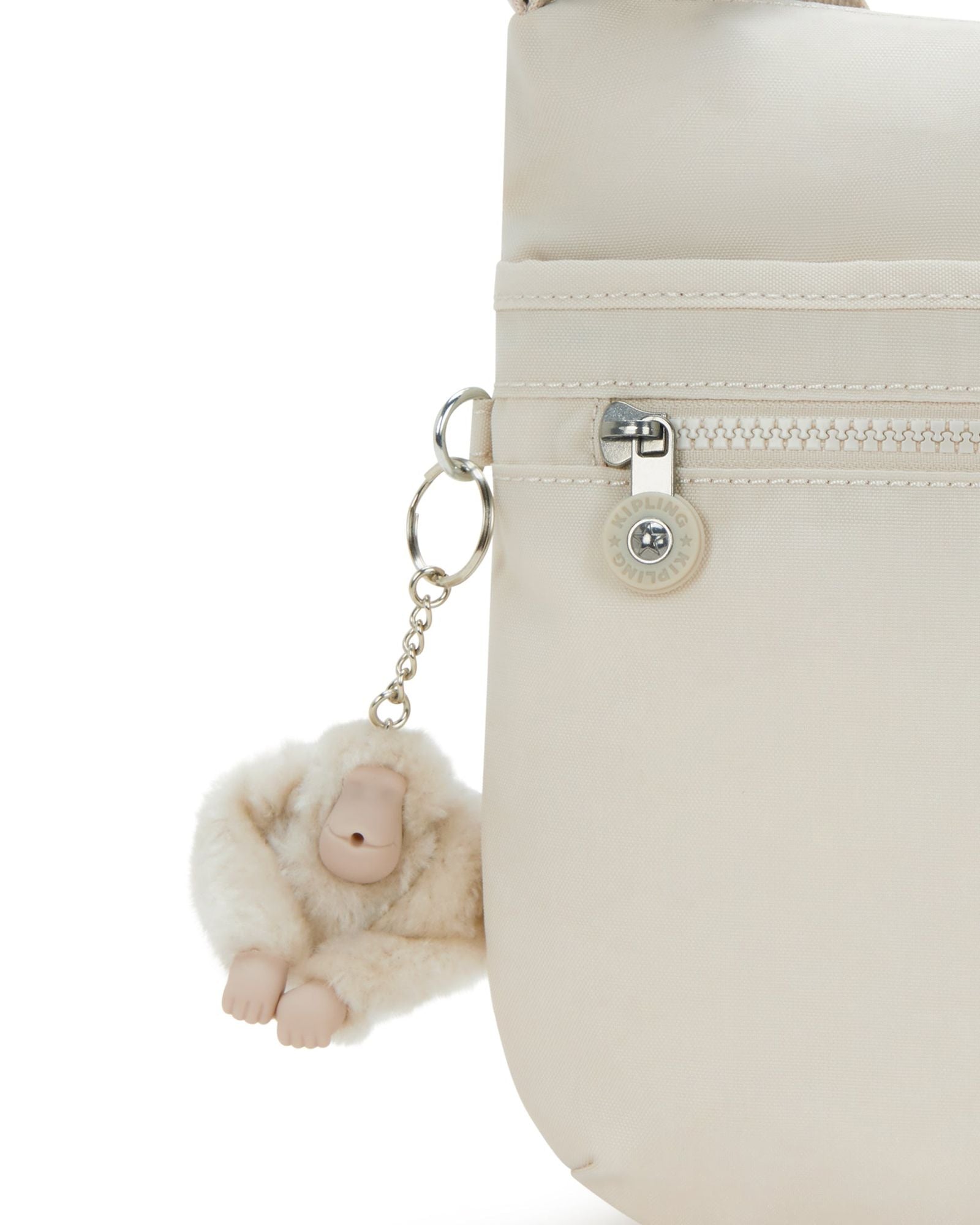 حقيبة كيبلينج أرتو هايدواي متوسطة الحجم باللون البيج 19911-7JR