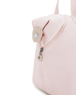 حقيبة كيبلينج آرت بينك شاين متوسطة الحجم 21091-3DZ