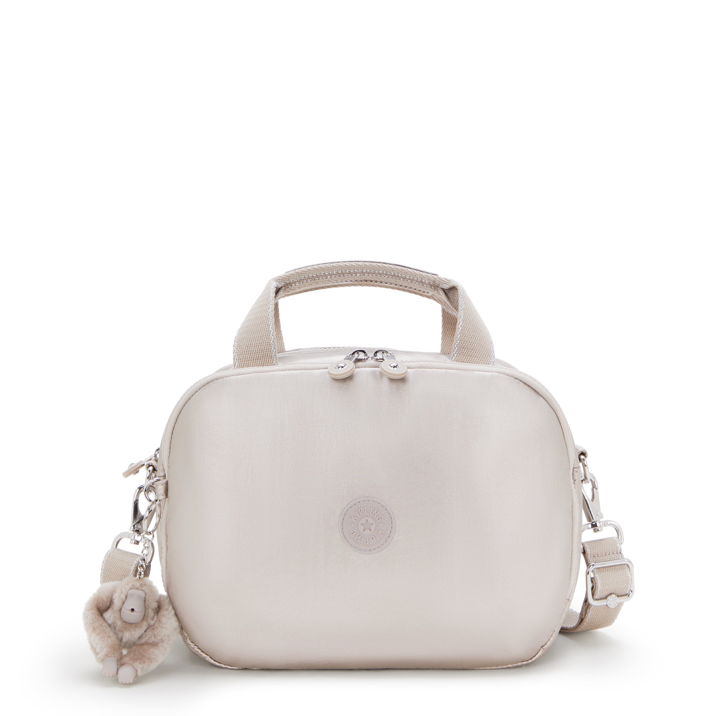 Kipling Palmbeach Metallic Glow Large Toiletry Bag with Trolley Sleeve C225747-48I