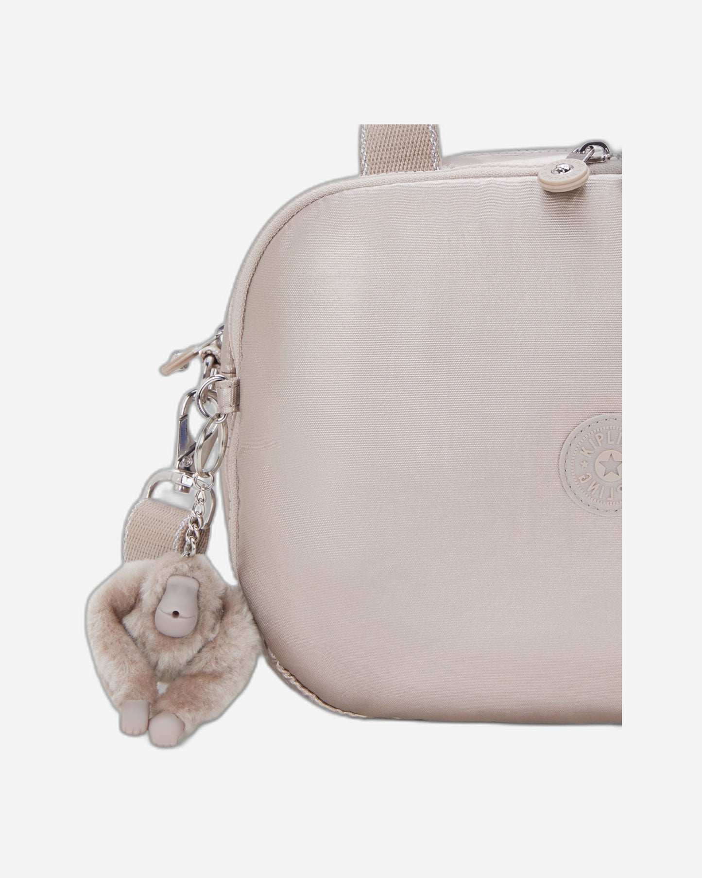 حقيبة أدوات تجميل Kipling Palmbeach Metallic Glow كبيرة مع جراب عربة C225747-48I