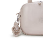 حقيبة أدوات تجميل Kipling Palmbeach Metallic Glow كبيرة مع جراب عربة C225747-48I