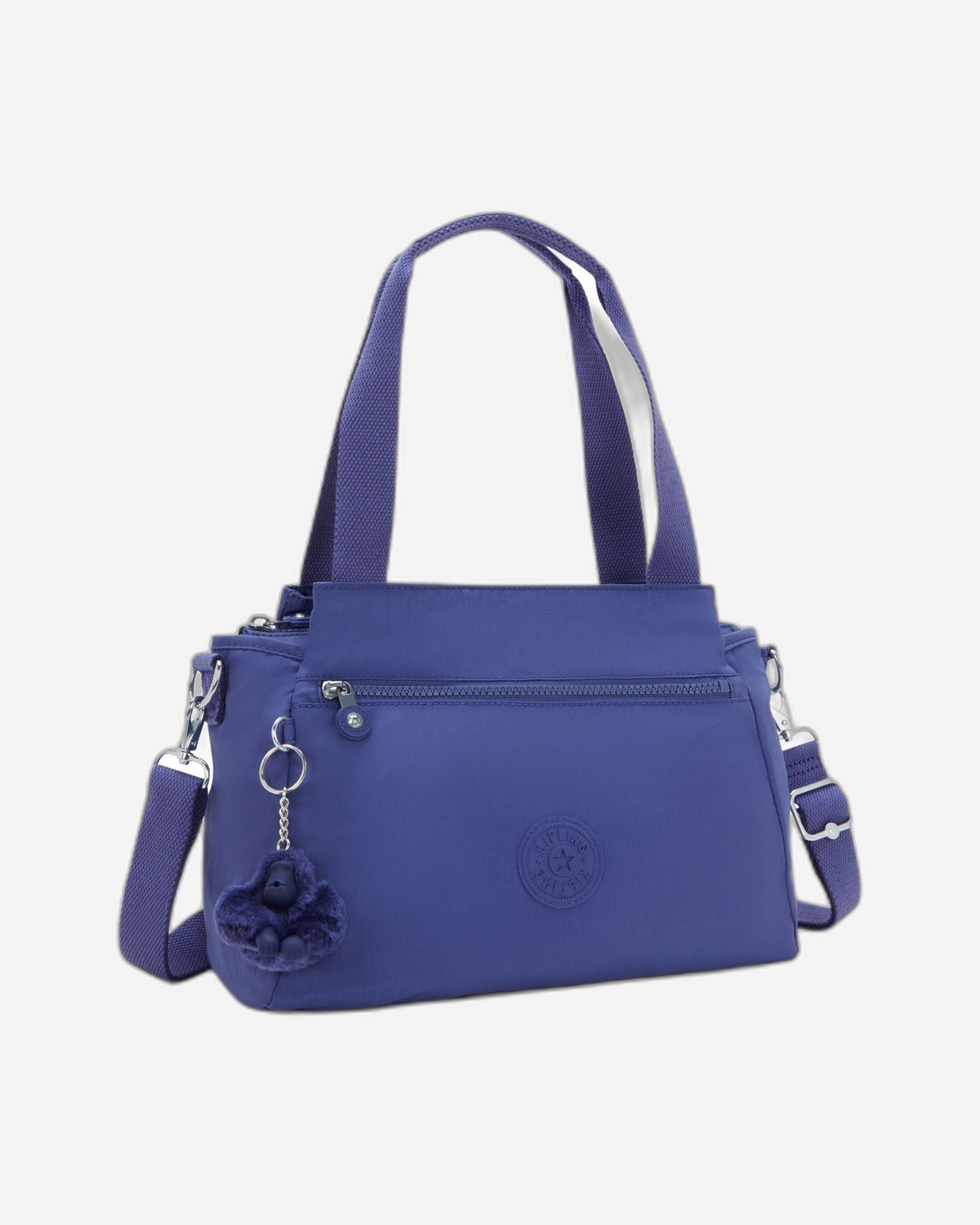 حقيبة كتف كيبلينج إليزيا متوسطة الحجم باللون الأزرق المحيطي 43791-24U