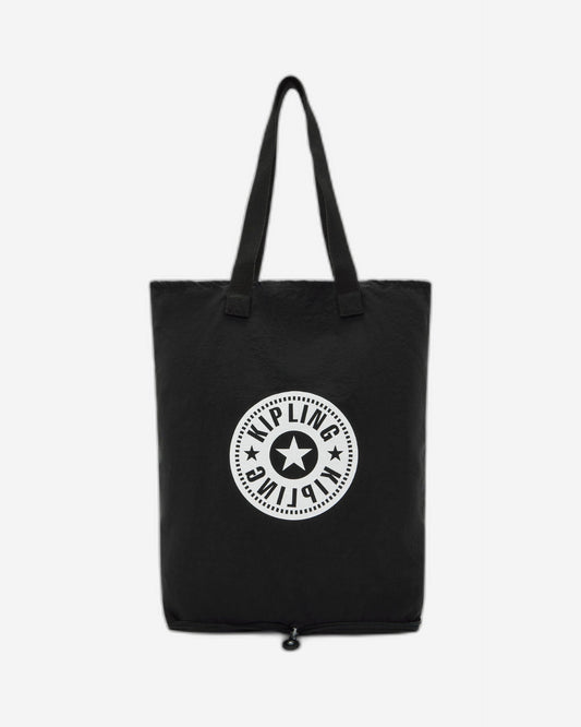 حقيبة كيبلينج هيب هوراي 5 سوداء متوسطة الحجم قابلة للطي I1572-RT0