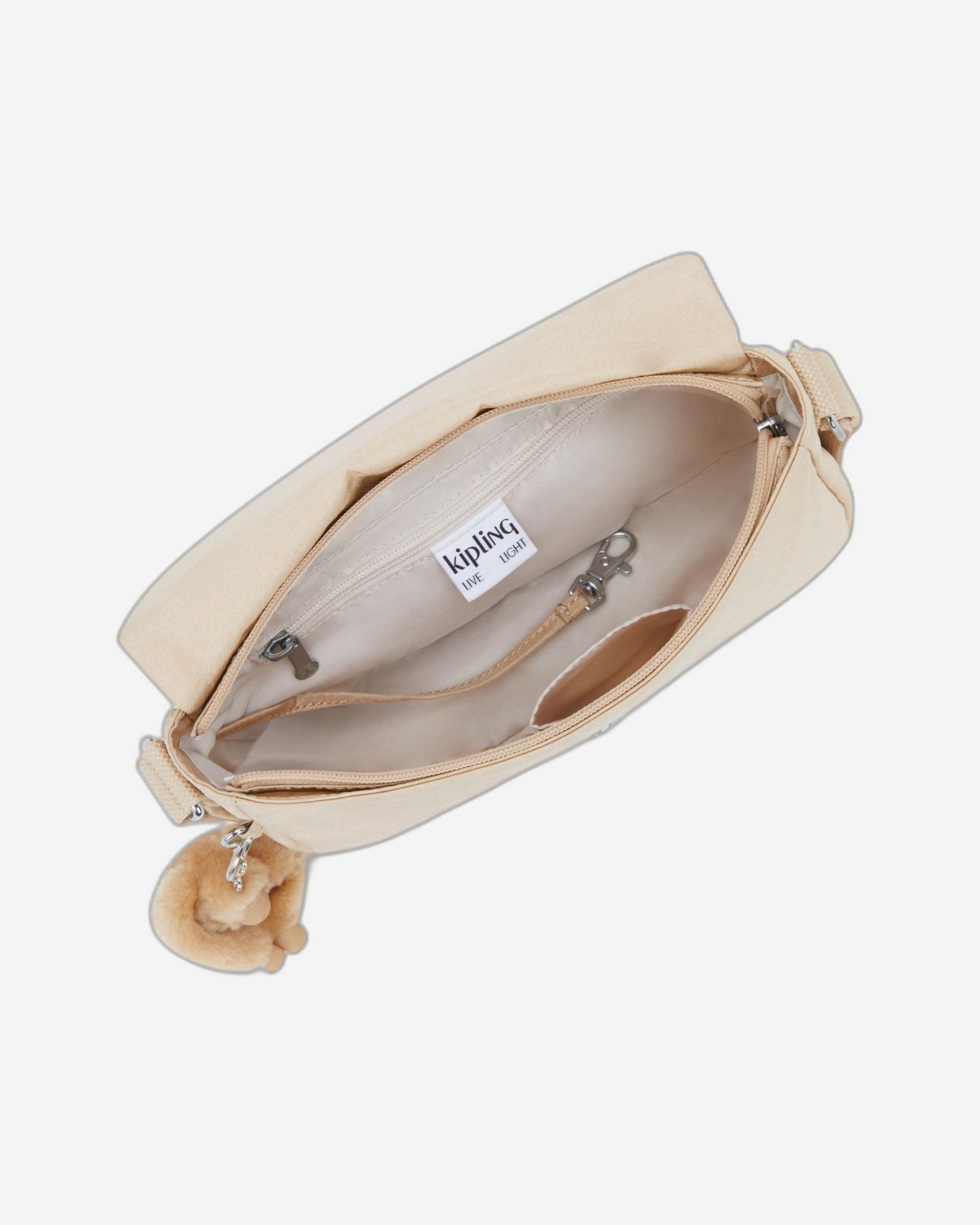 حقيبة Kipling Earthbeat S Sparkled Beige صغيرة الحجم I2503-5DV