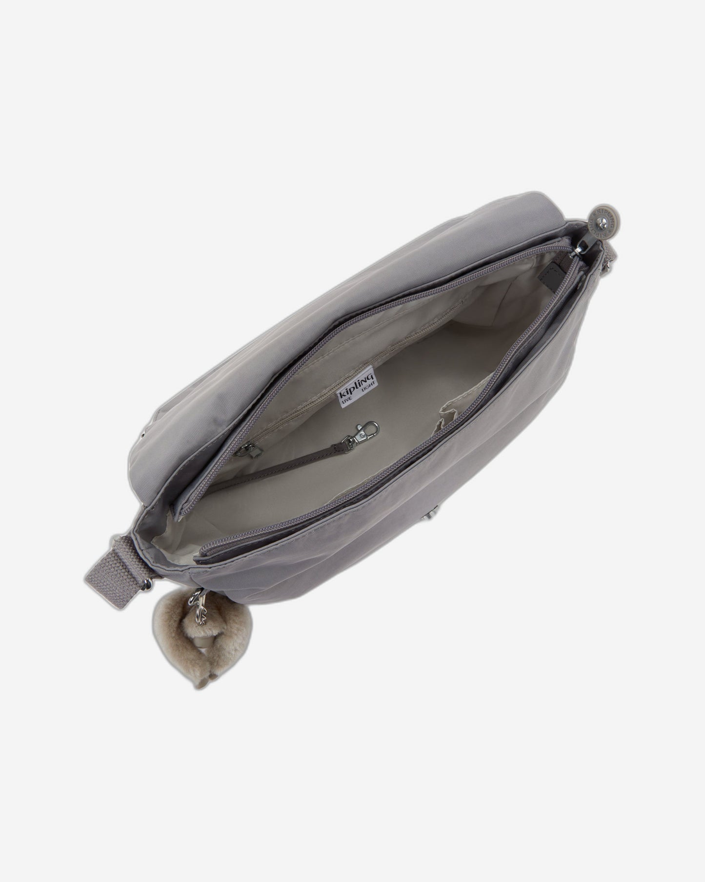 حقيبة Kipling Earthbeat M Inviting Grey متوسطة الحجم I2505-8DH