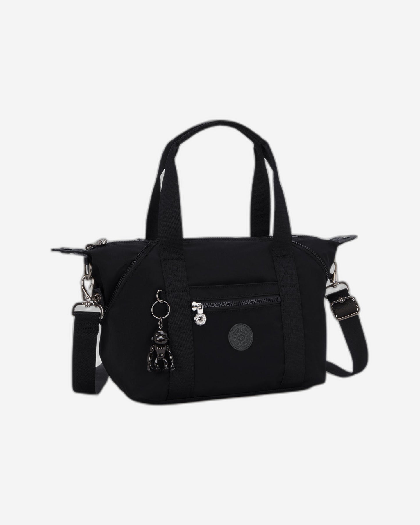 حقيبة يد Kipling Art Mini Infinite سوداء صغيرة (مع حزام كتف قابل للإزالة) I2526-2EN