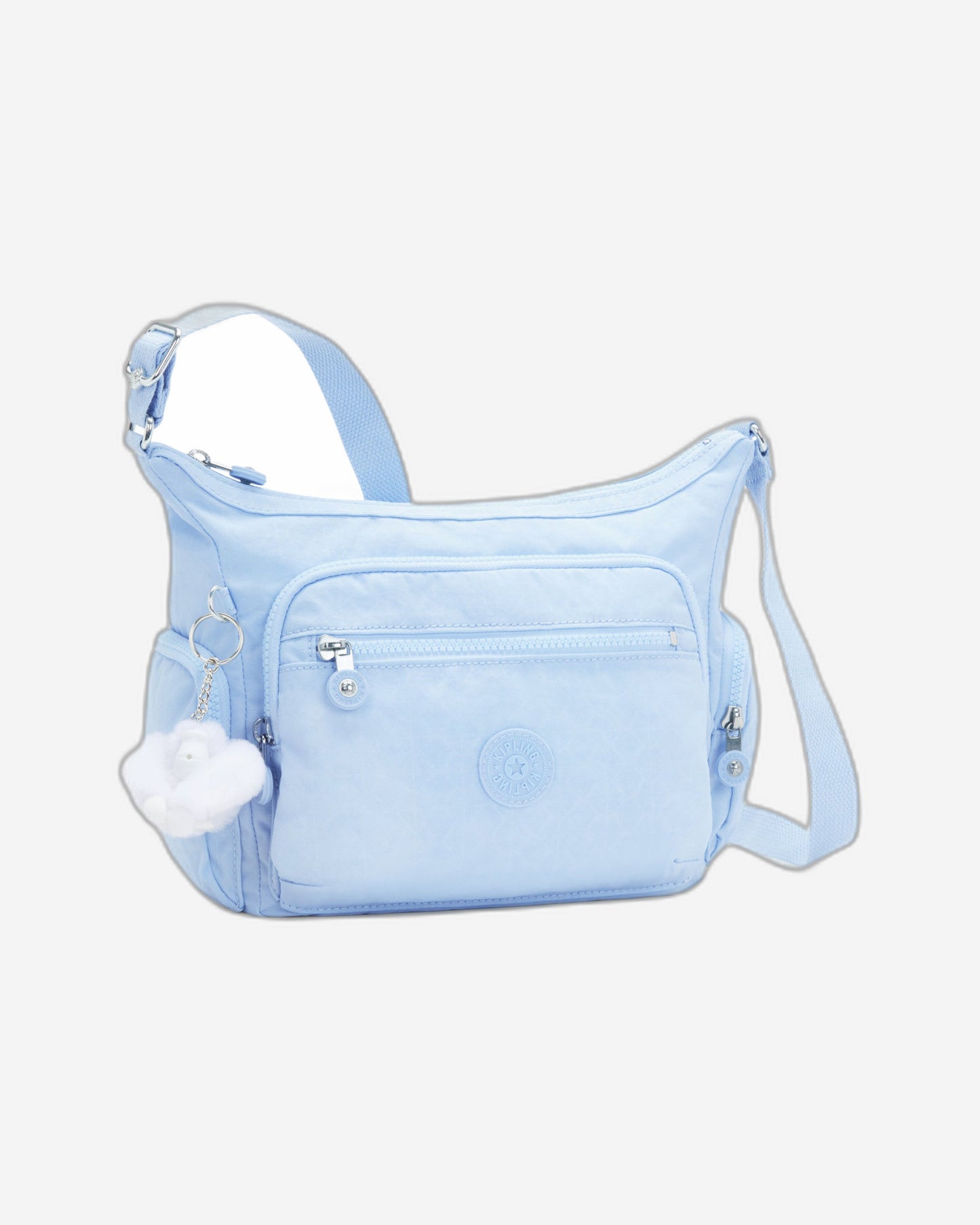 حقيبة Kipling Gabbie S متوسطة الحجم بلون أزرق سماوي غائم I2531-2DS