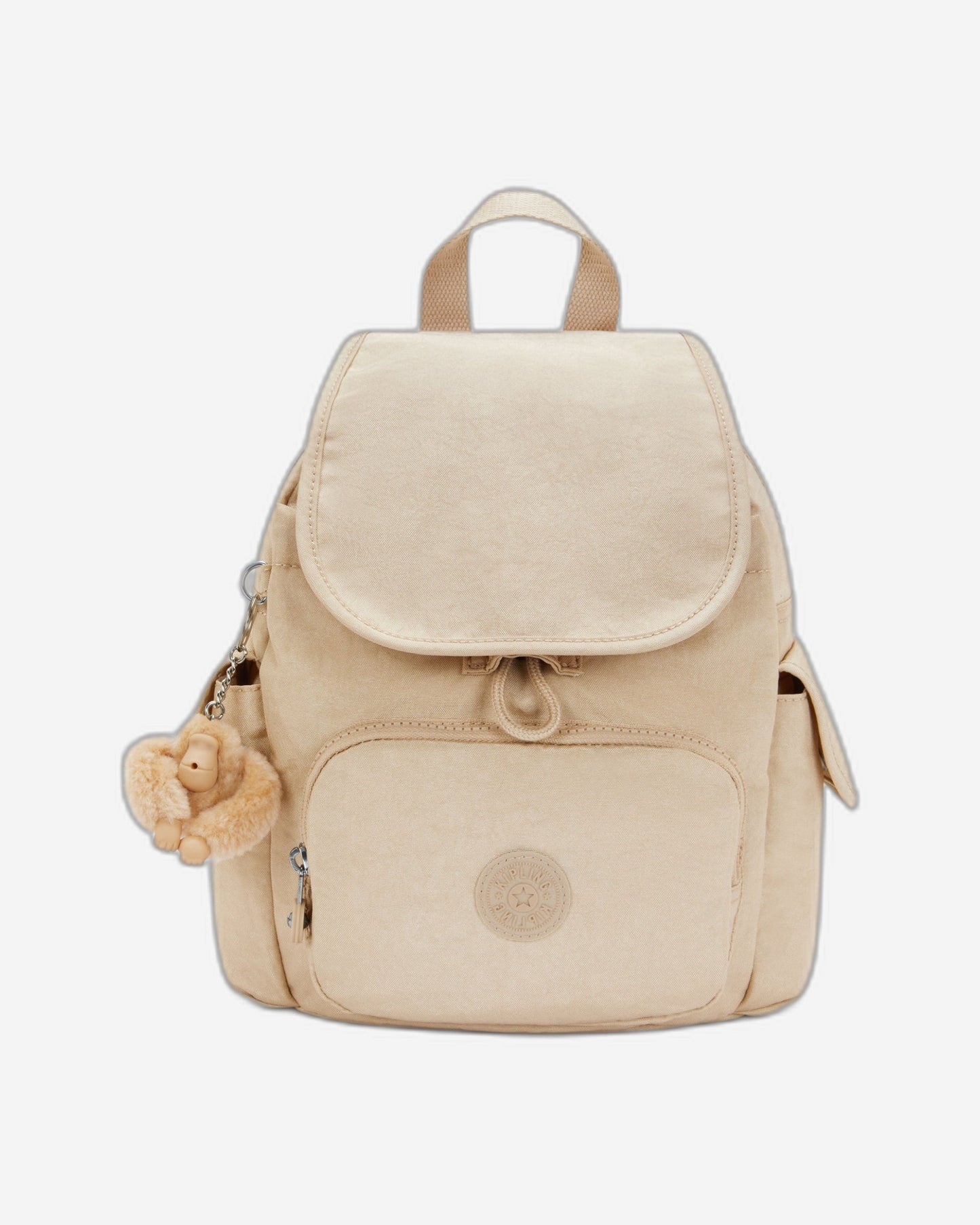 حقيبة ظهر Kipling City Pack Mini Sparkled Beige صغيرة I2671-5DV