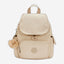 حقيبة ظهر Kipling City Pack Mini Sparkled Beige صغيرة I2671-5DV