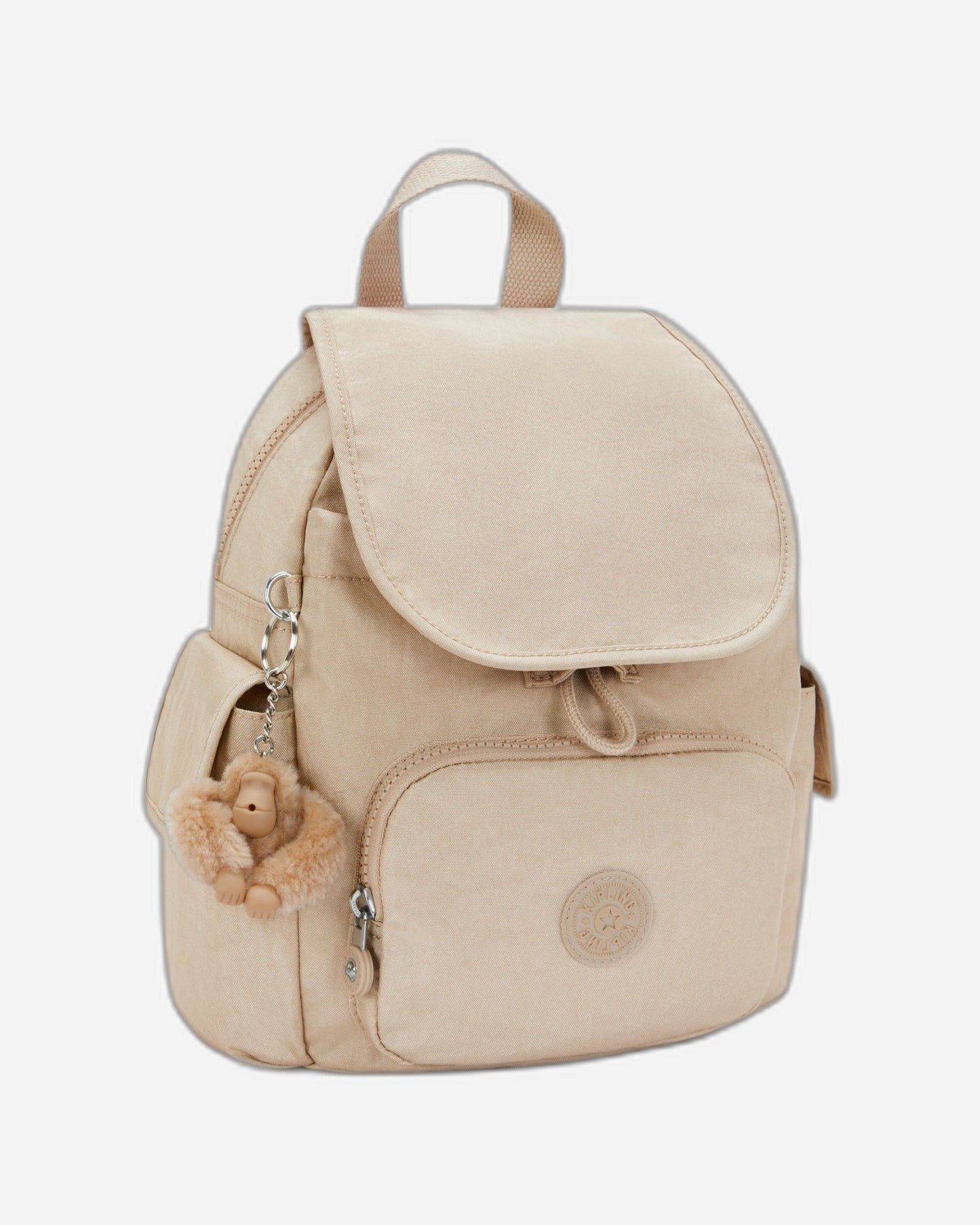 حقيبة ظهر Kipling City Pack Mini Sparkled Beige صغيرة I2671-5DV