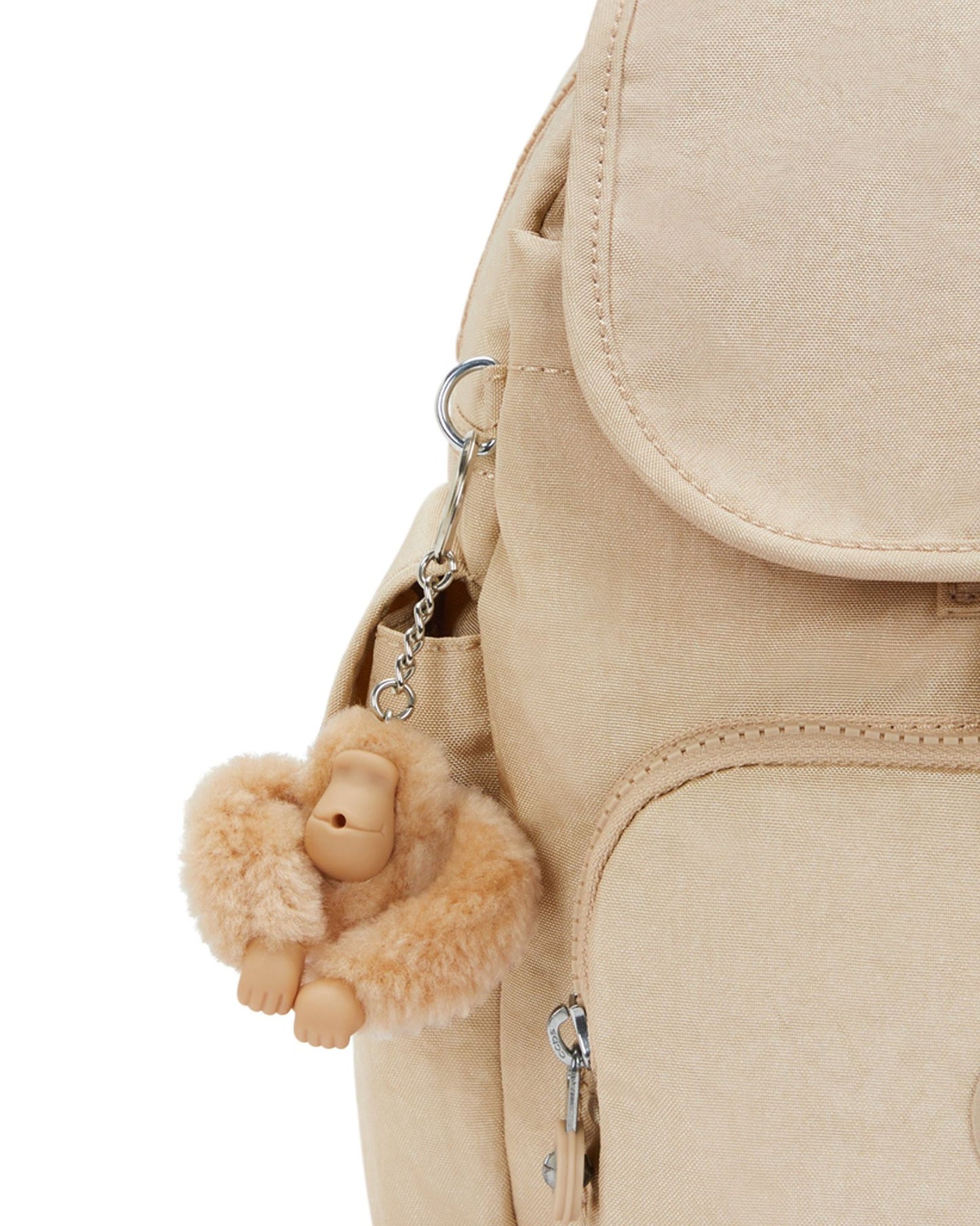 حقيبة ظهر Kipling City Pack Mini Sparkled Beige صغيرة I2671-5DV
