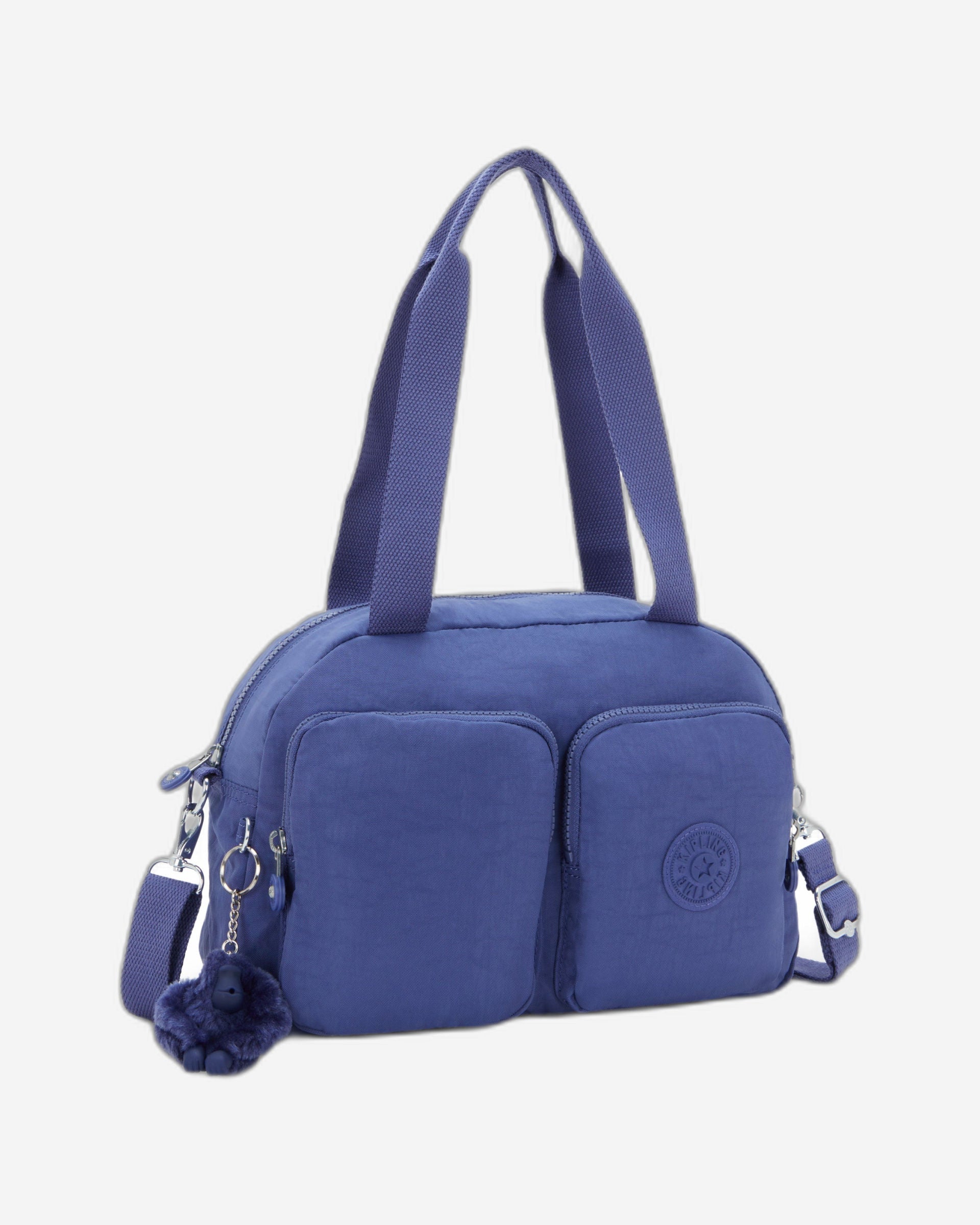 حقيبة كتف متوسطة الحجم من كيبلينج كول ديفيا بلون أزرق محيطي I2849-24U