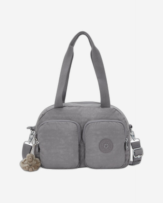 حقيبة كتف متوسطة الحجم من Kipling Cool Defea Inviting Grey (بحزام كتف قابل للإزالة) I2849-8DH