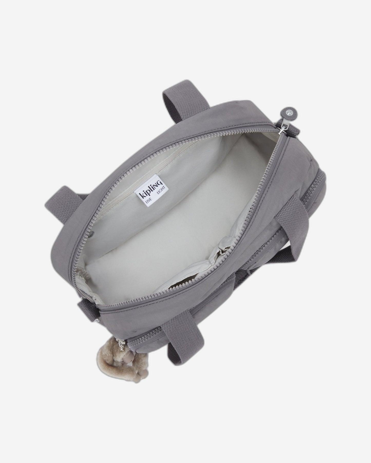 حقيبة كتف متوسطة الحجم من Kipling Cool Defea Inviting Grey (بحزام كتف قابل للإزالة) I2849-8DH